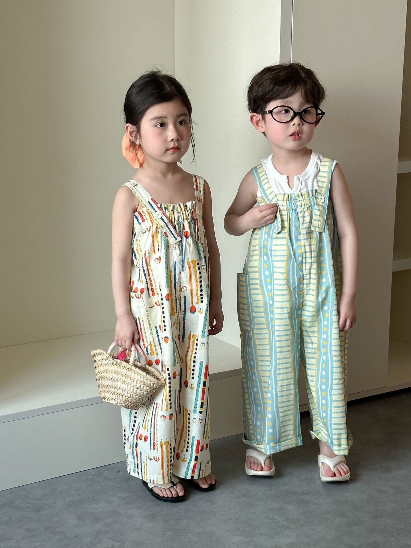 デザインオーバーオール【K255】