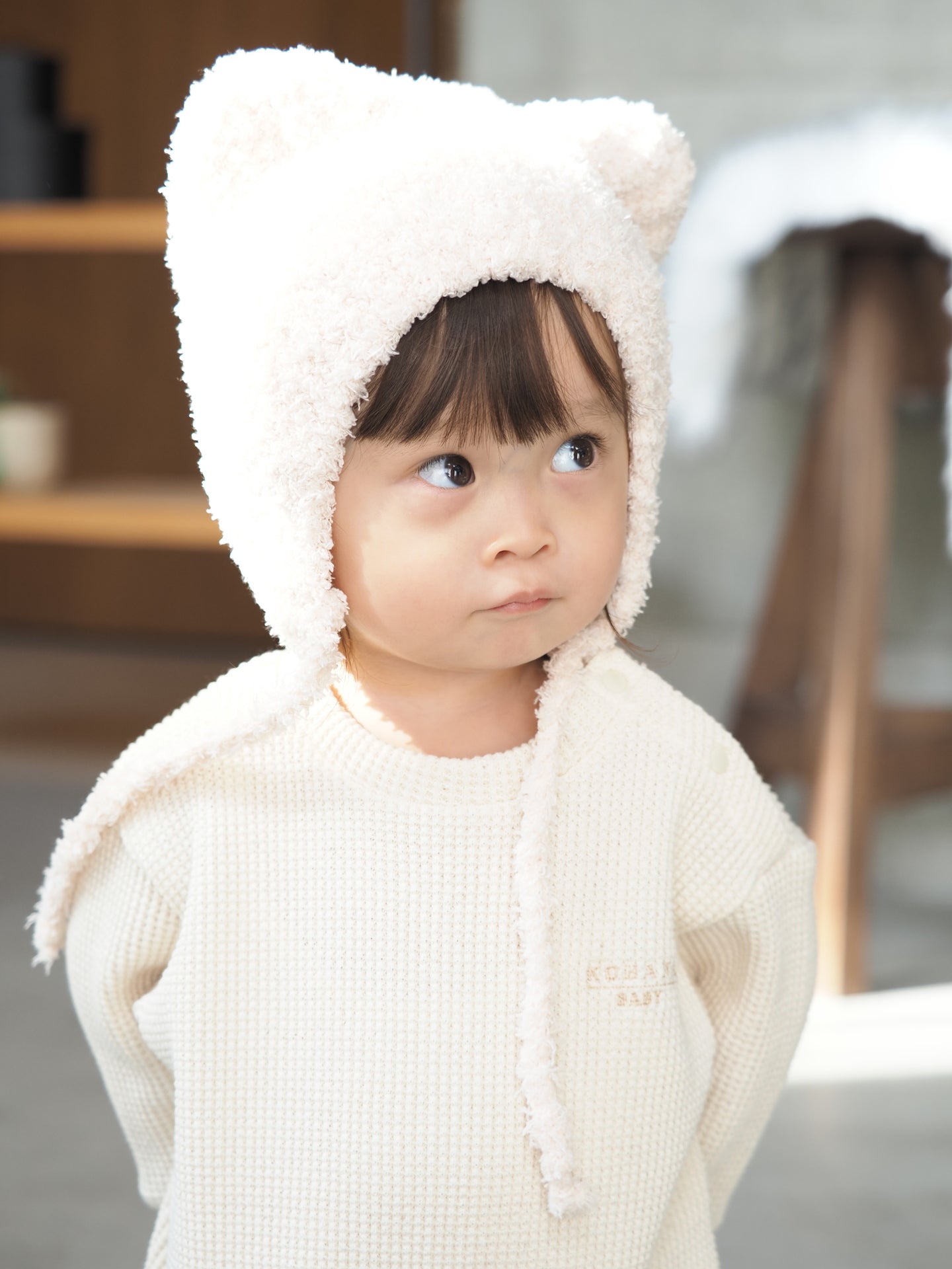 【KOHANA MADE01】waffle rompers -made in Japan-