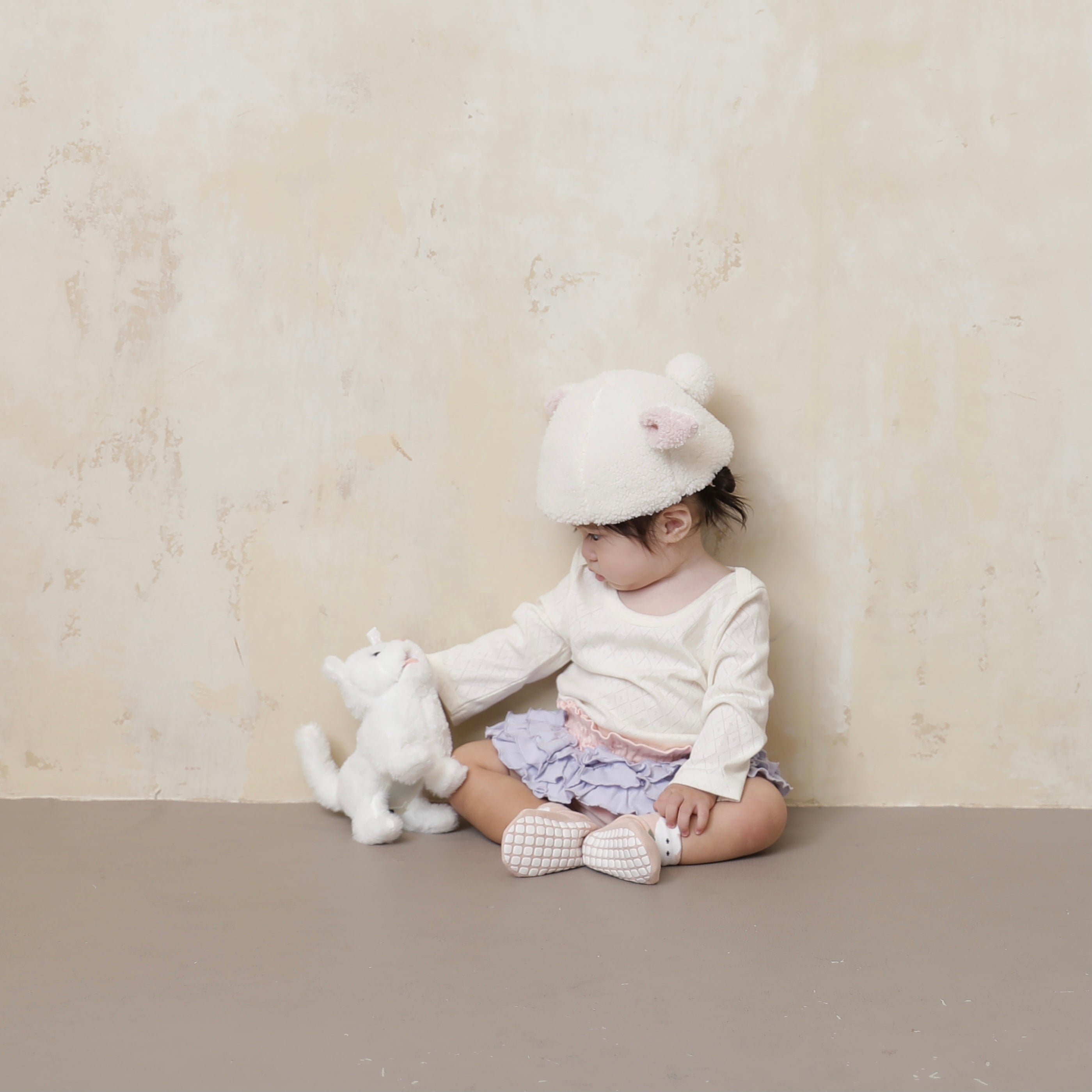 もこもこアニマルボア帽子【110038】