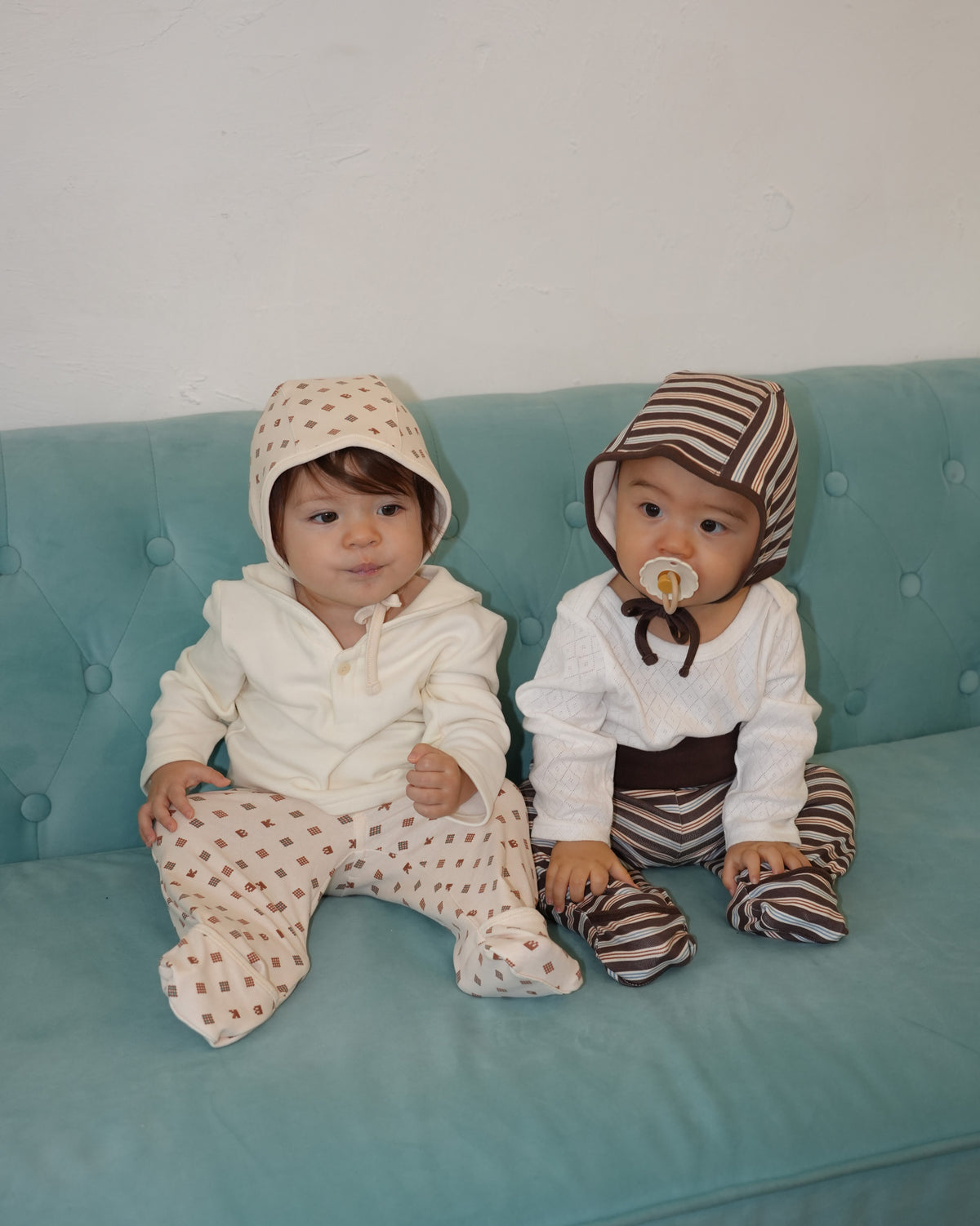 All-Over Print Bonnet【110510】 (brown)