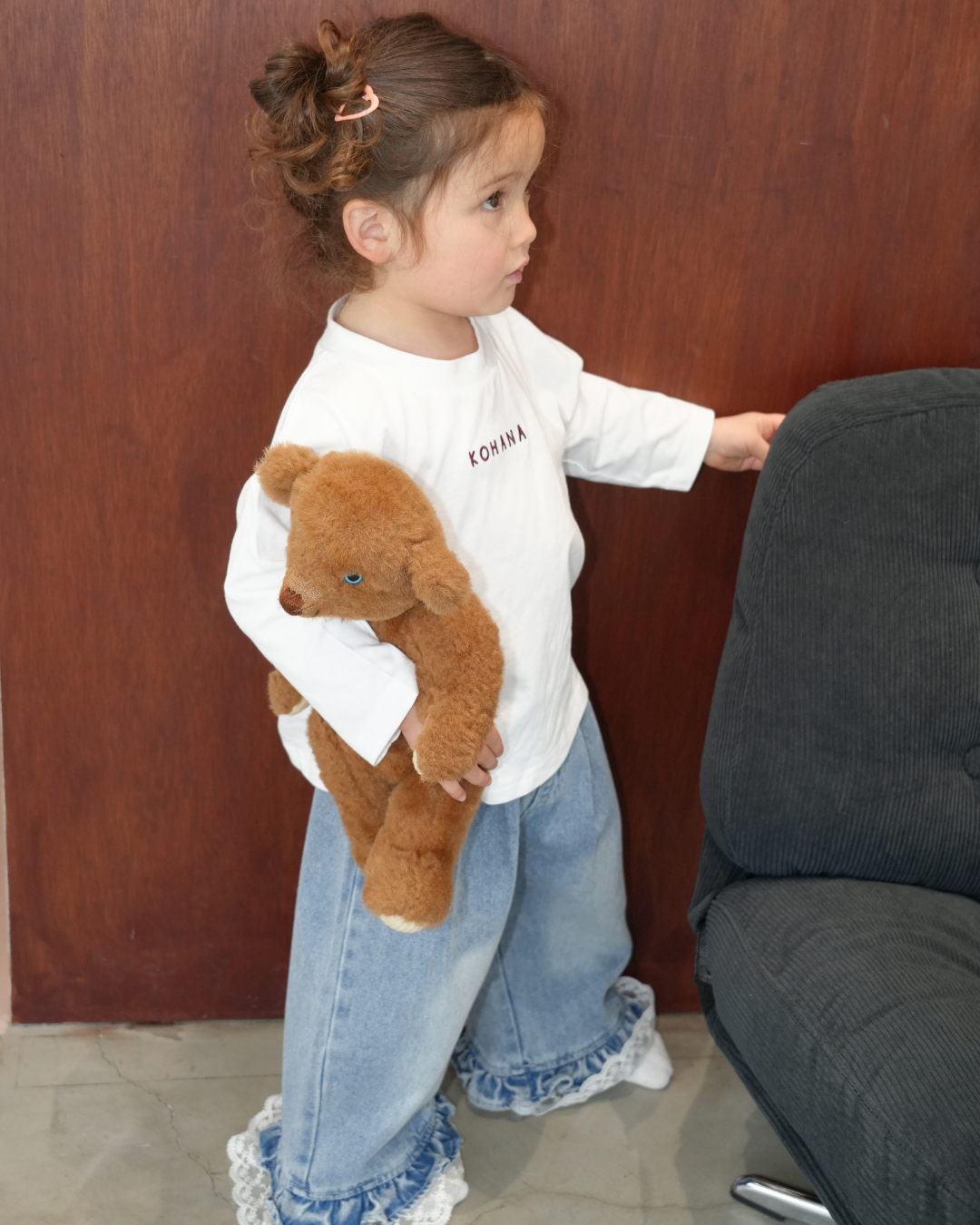 Lace Frill Denim Pants【K285】