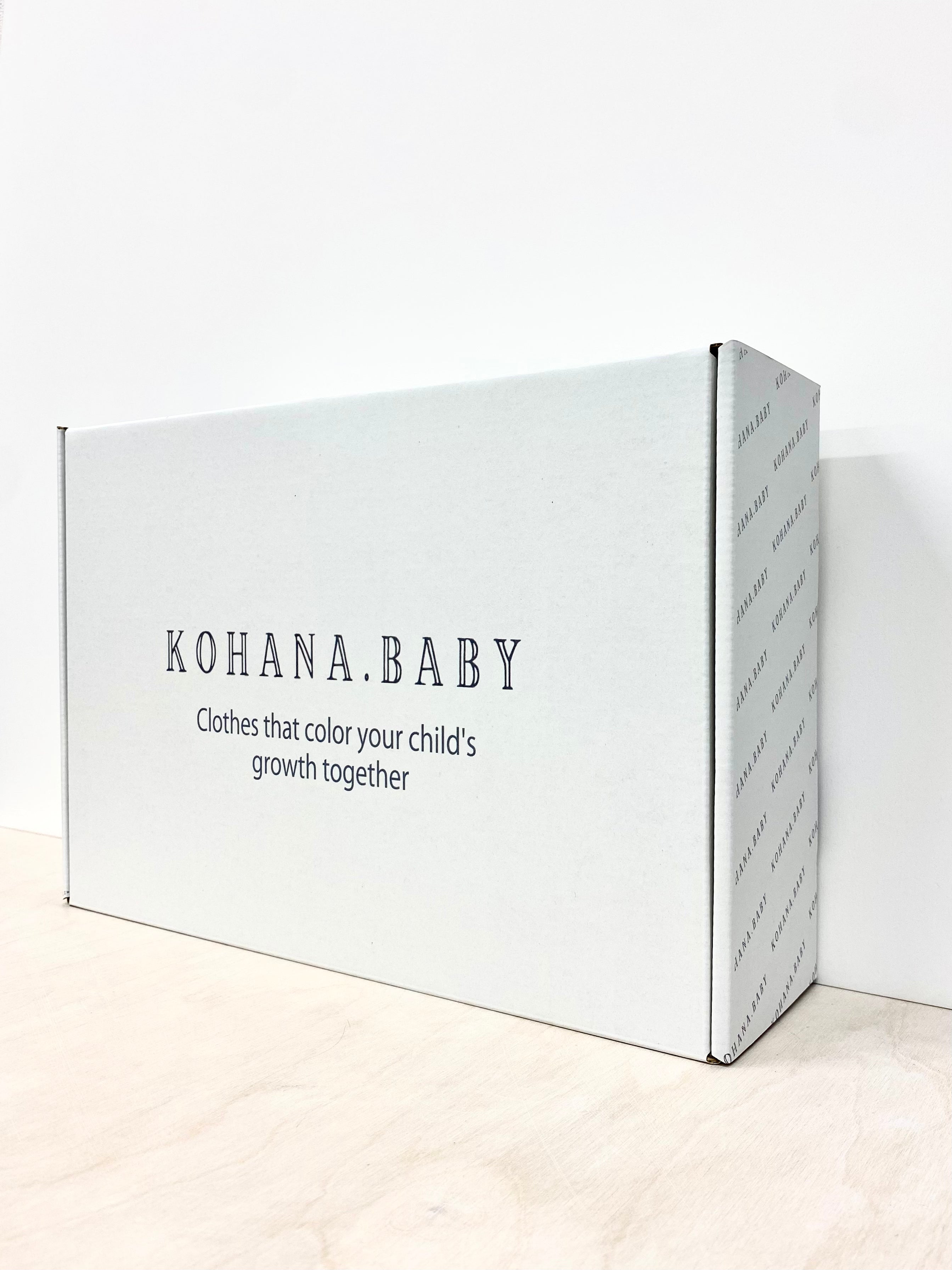 【KOHANA MADE04】organic denim shirt rompers/white -made in Japan-