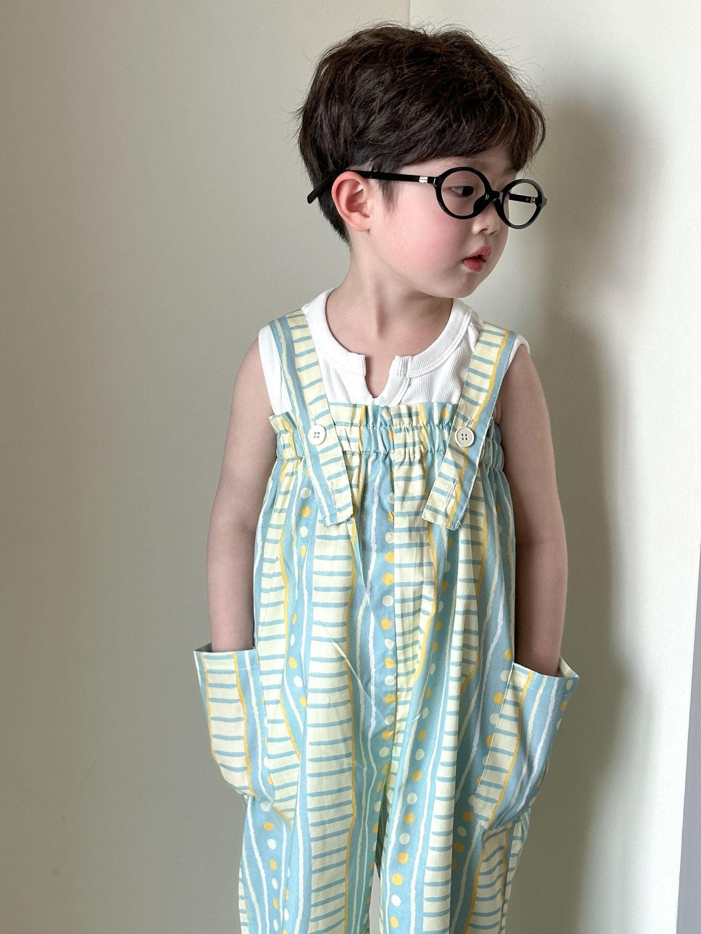 デザインオーバーオール【K255】