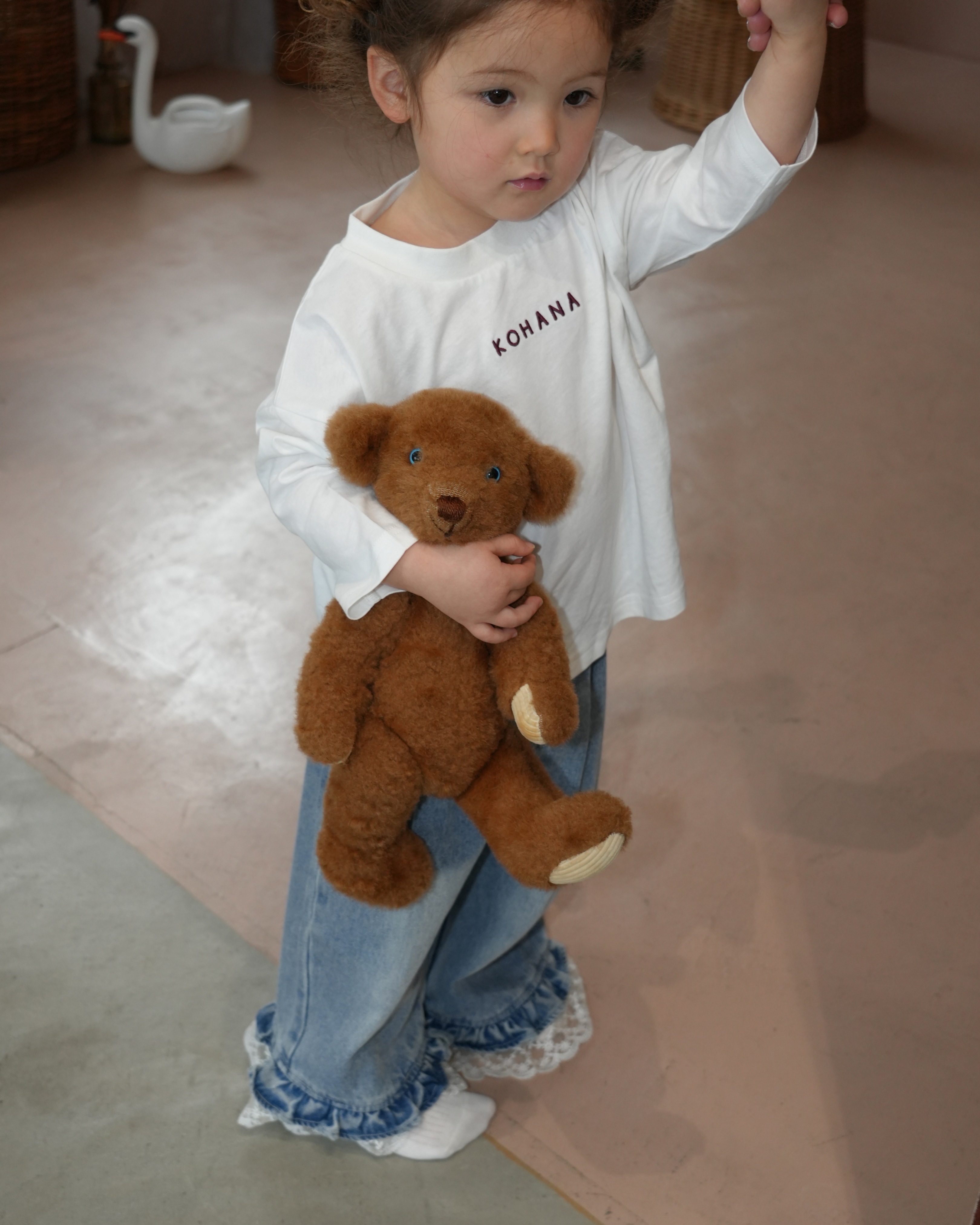 Lace Frill Denim Pants【K285】