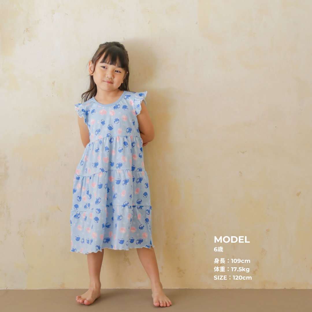 【KOHANA ANIMAL08】 jellyfish one piece-organic-