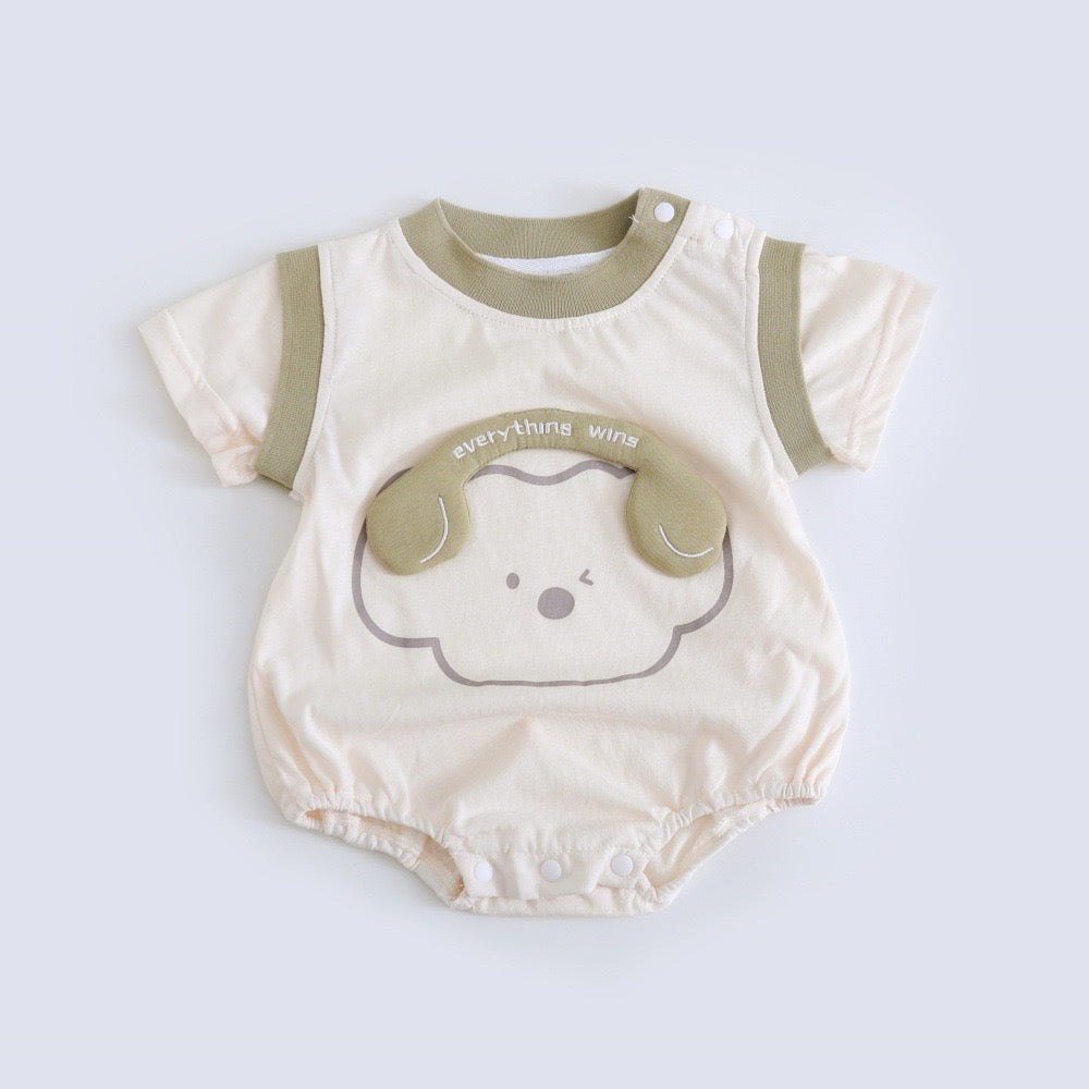 ミュージックわんわんロンパース【N3503】