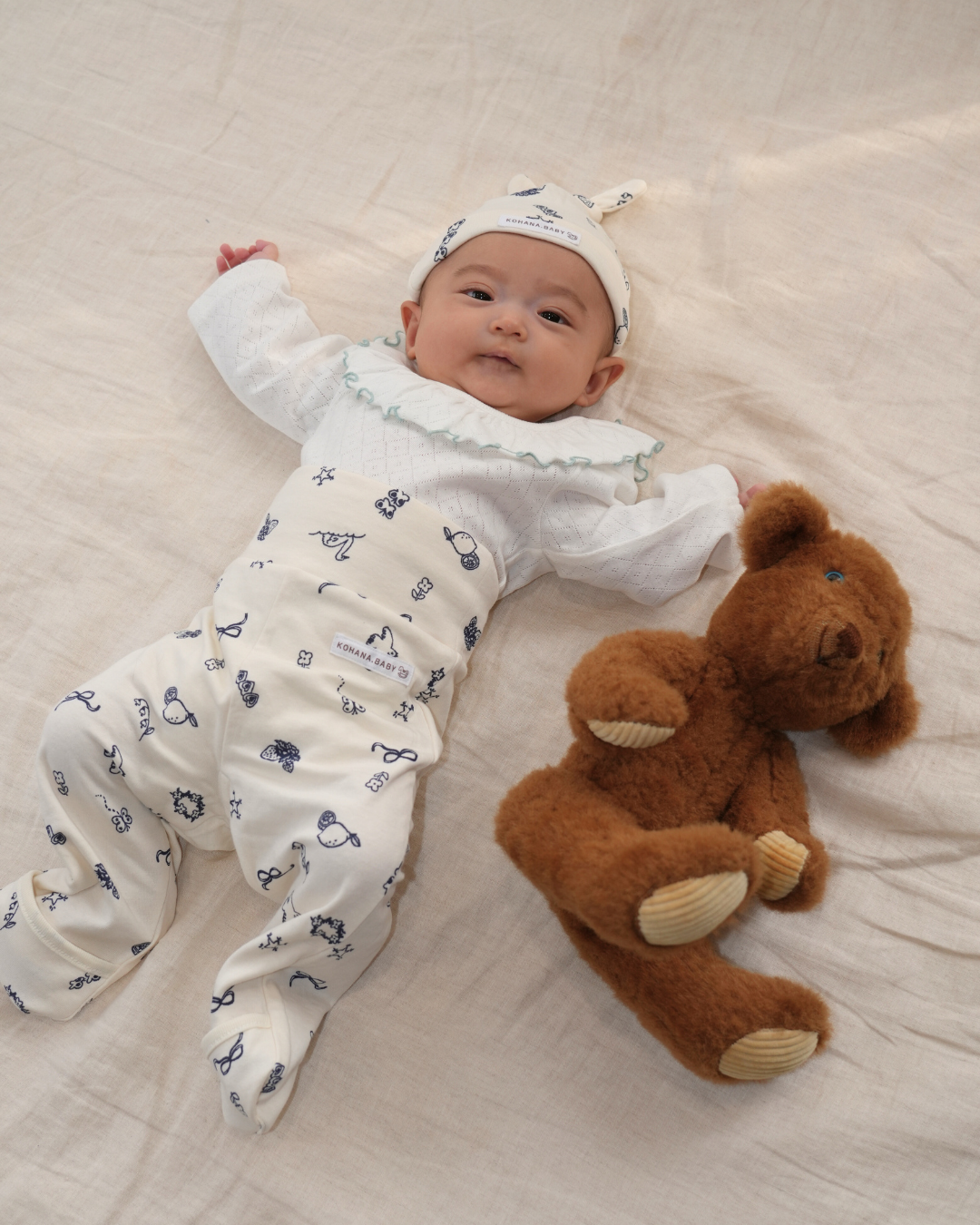 Illustrated Baby High Waist Pants【110132】