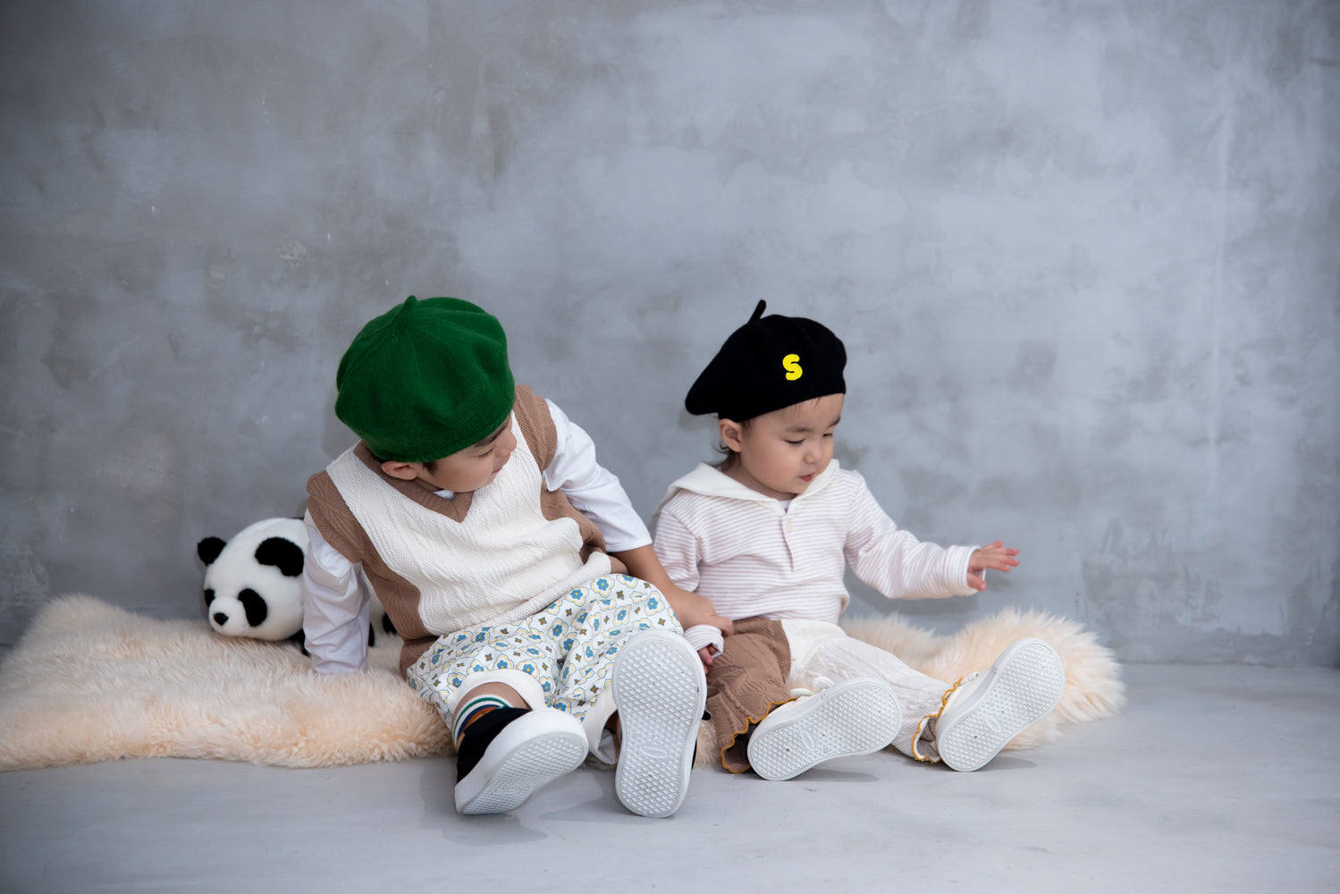 ストレッチスムースセーラーカラーシャツ【110090】(Brown)