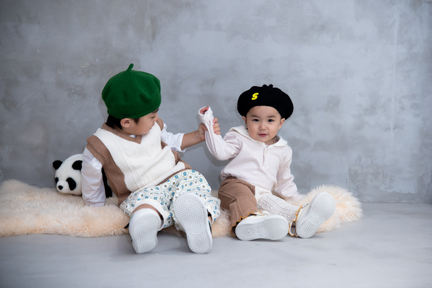 ストレッチスムースセーラーカラーシャツ【110090】(Brown)