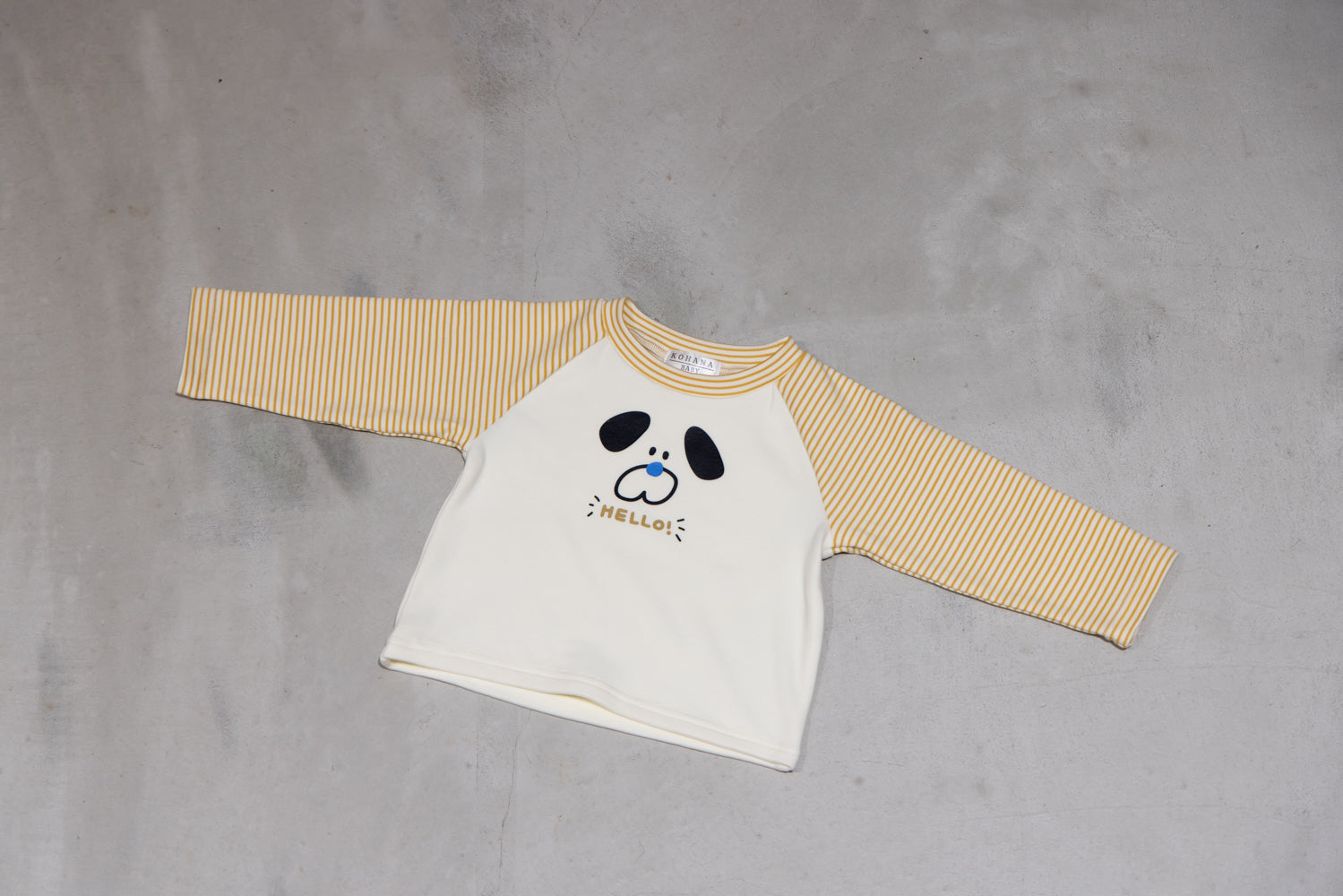 ストレッチスムースわんわんラグランTシャツ【110092】