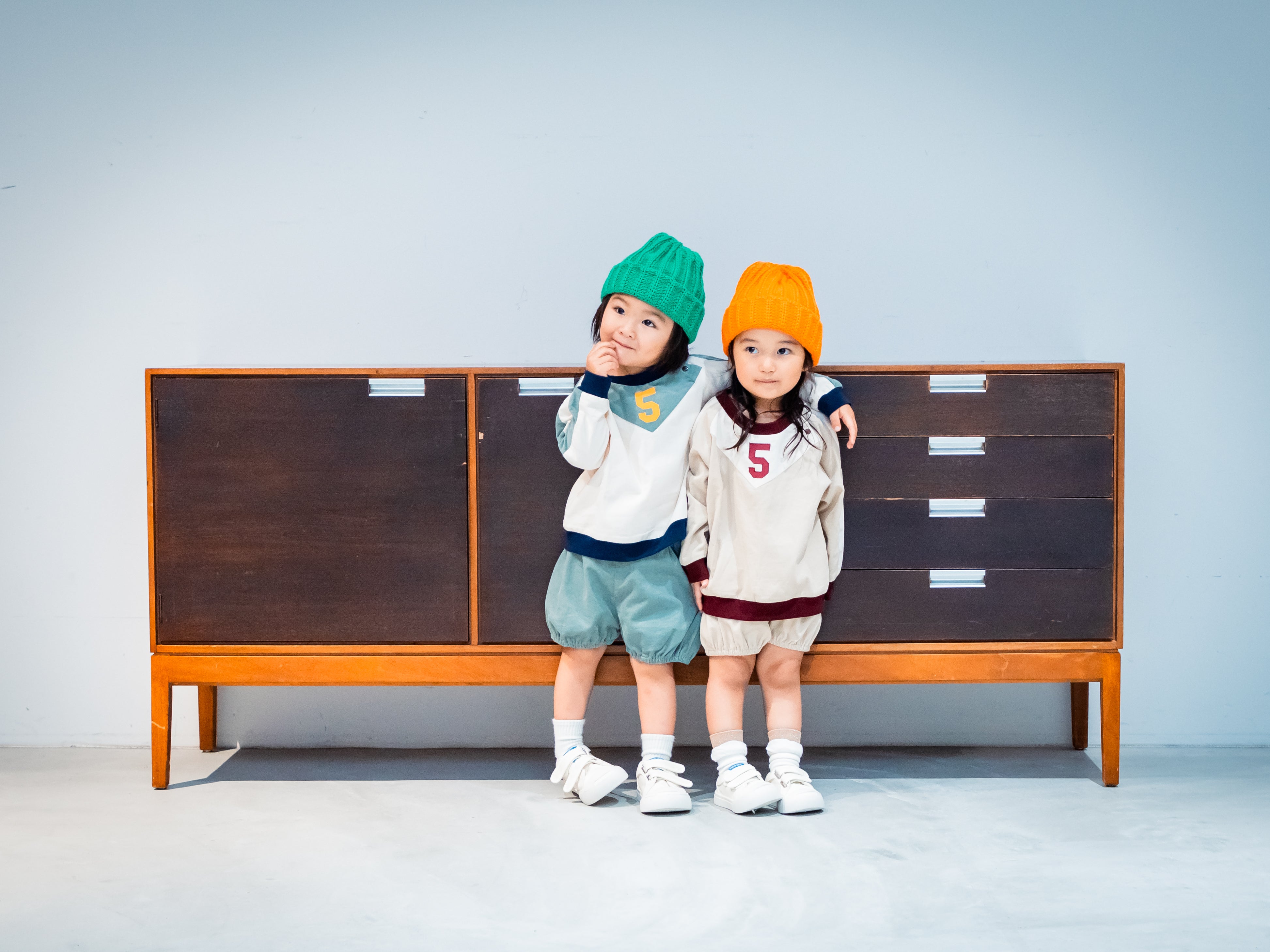 (予約商品)サスペンダー付きシャツコールボトム【110094】(Beige)