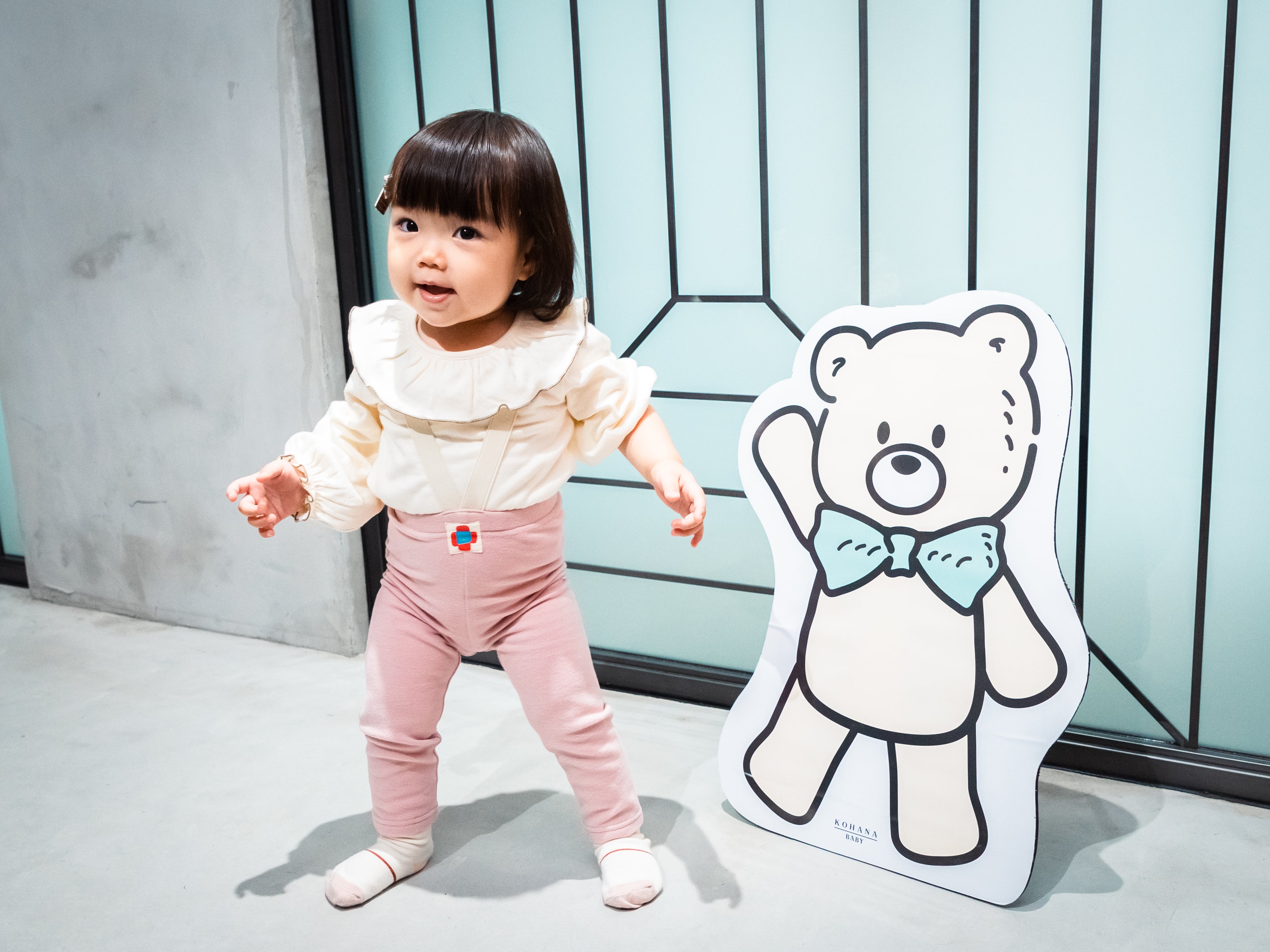 (予約商品)ストレッチスムースサスペンダーパンツ【110093】(Pink)