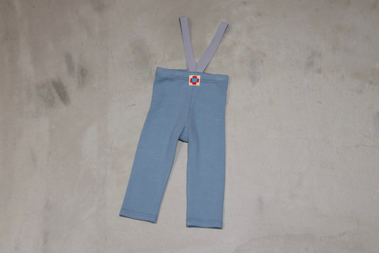 ストレッチスムースサスペンダーパンツ【110093】(Blue)