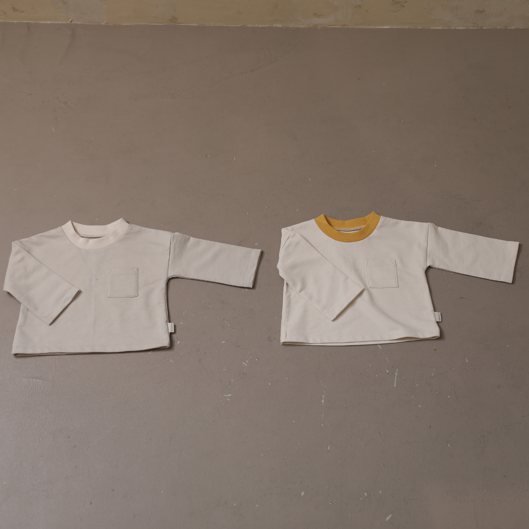 バイカラーポケットトレーナー【110018】