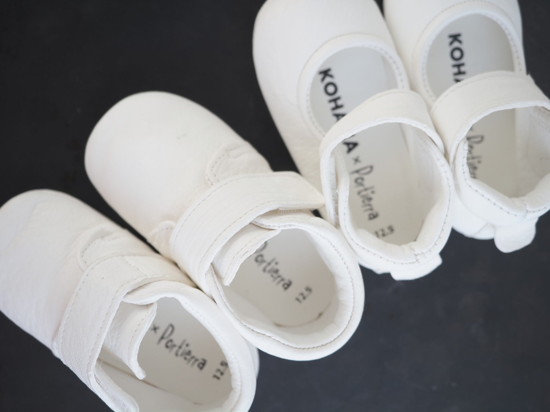 【KOHANA×Portierra07】Deer Leather first shoes/strap -made in Japan-