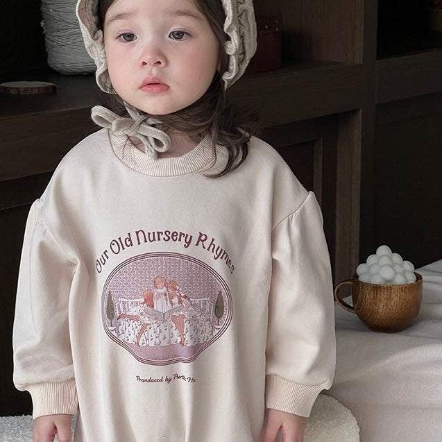 (予約商品)ガーリースウェットロンパース【N3422】