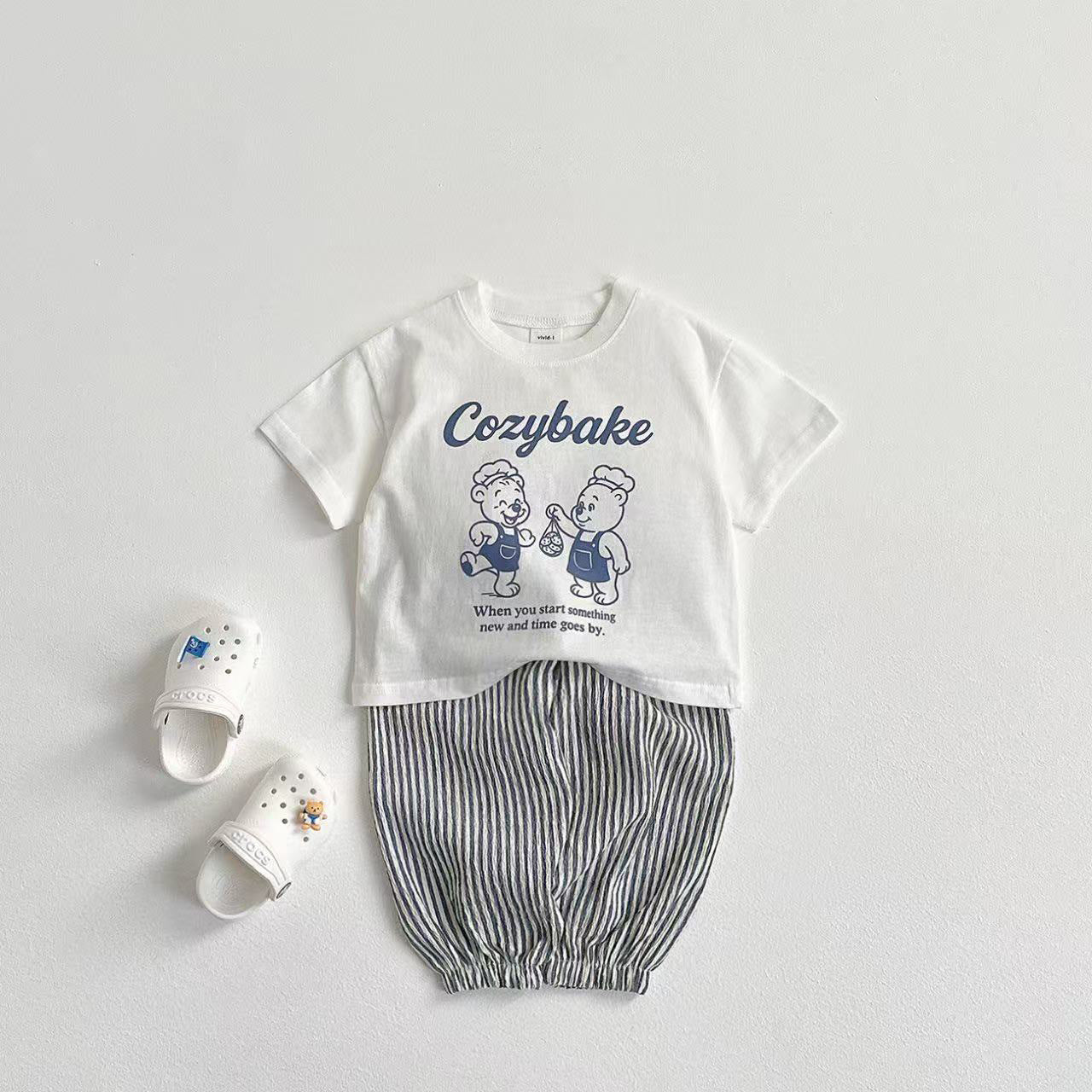 ストライプカラーパンツ【K258】