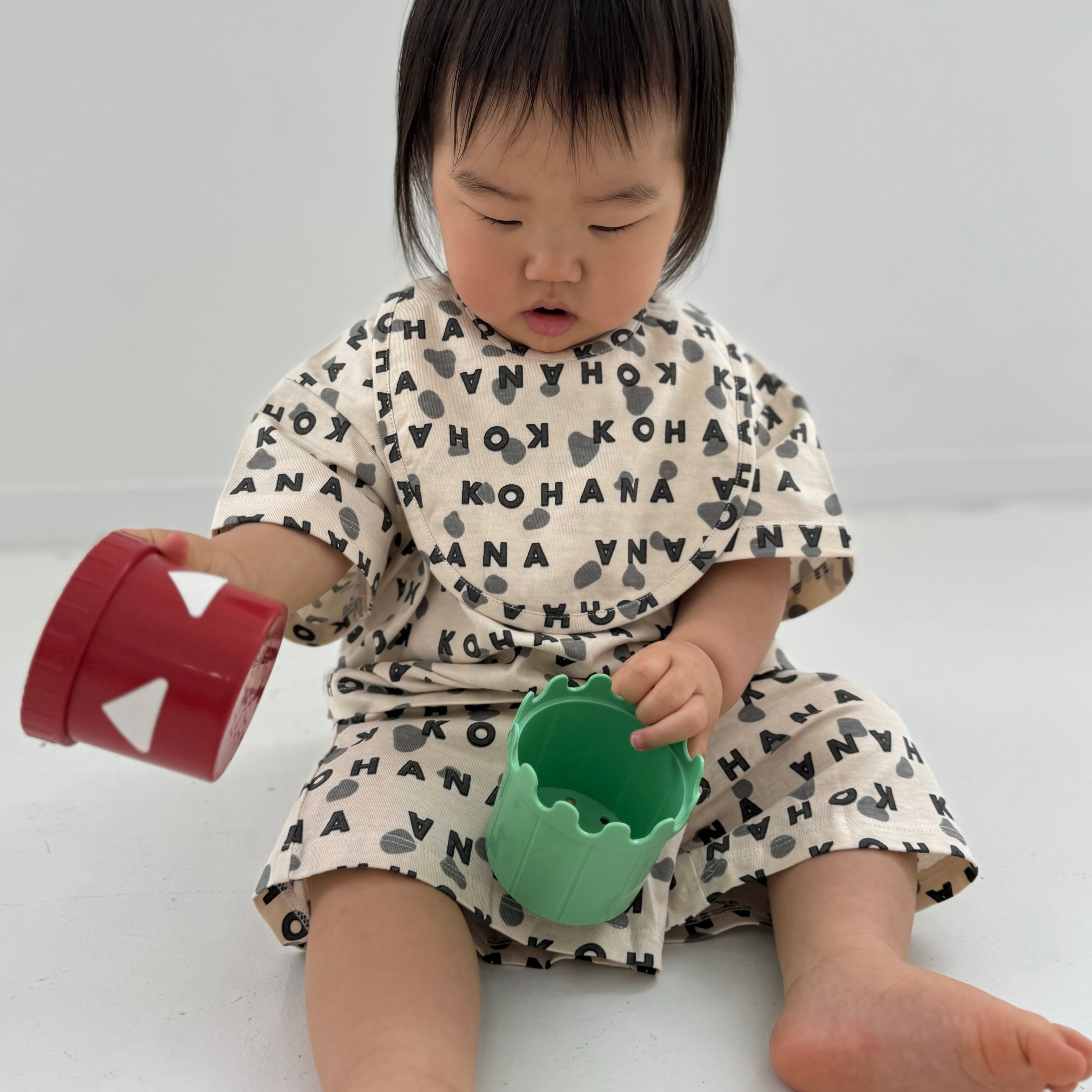 【KOHANA ANIMAL09】 Dalmatian bib-organic-