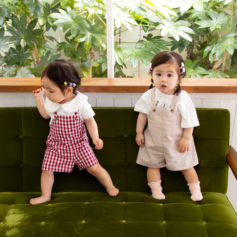 ショート丈サロペット【110059】