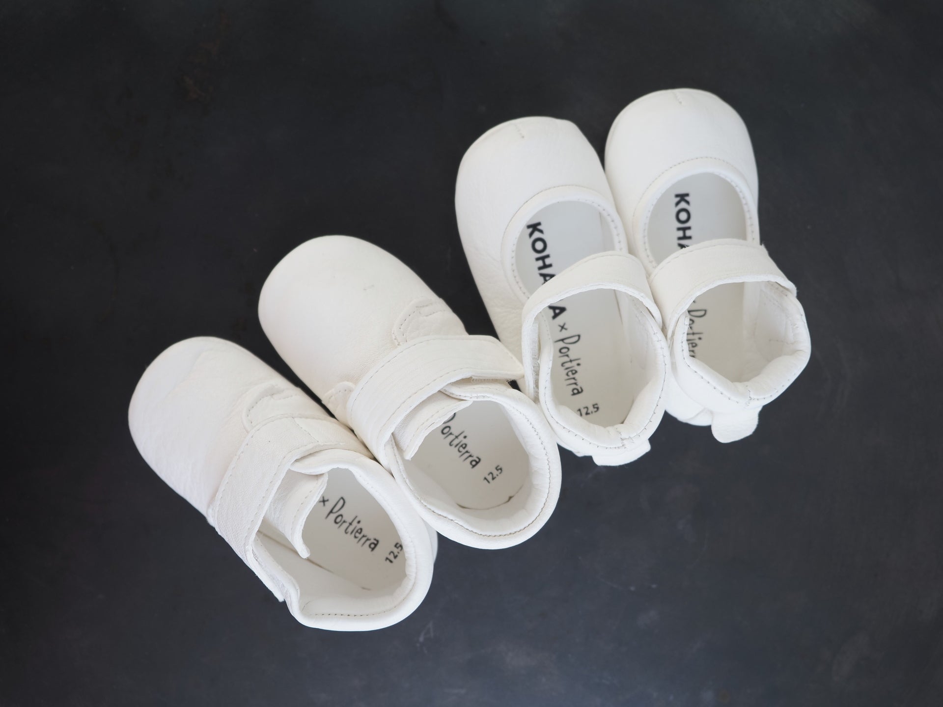【KOHANA×Portierra07】Deer Leather first shoes/strap -made in Japan-