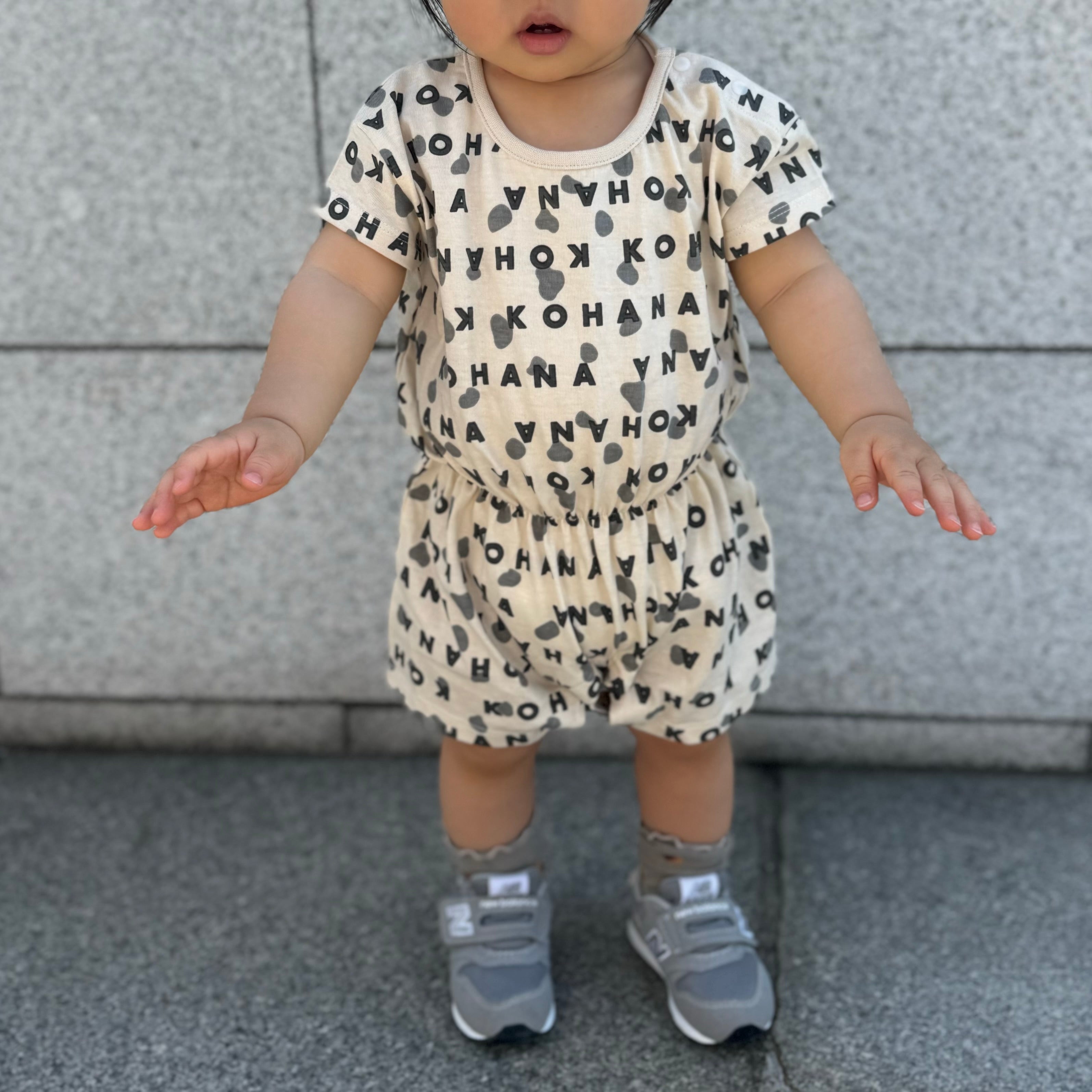 【KOHANA ANIMAL03】 Dalmatian rompers-organic-
