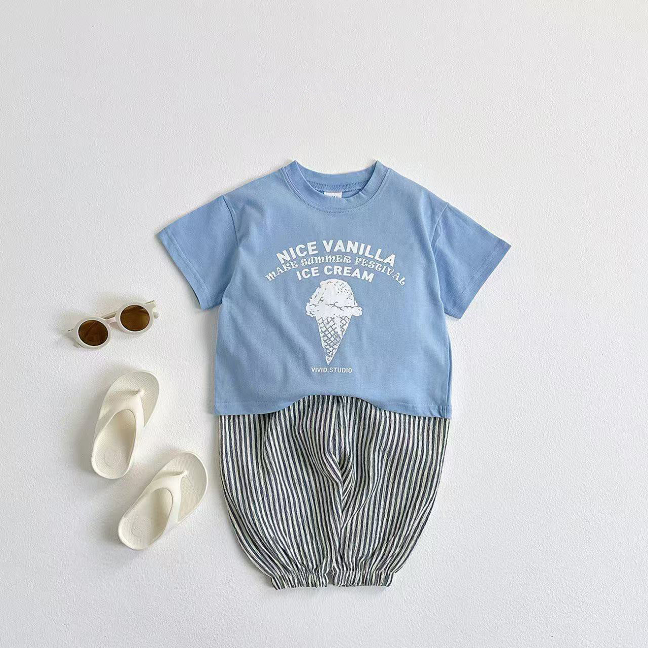 ストライプカラーパンツ【K258】