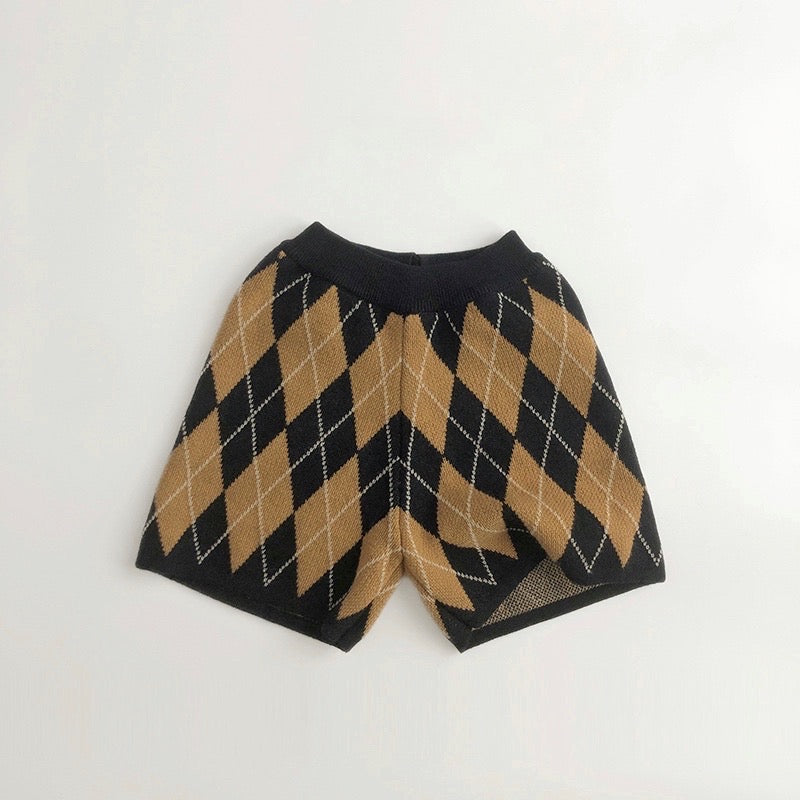 (予約商品)アーガイルチェックニットセットアップ【K216】