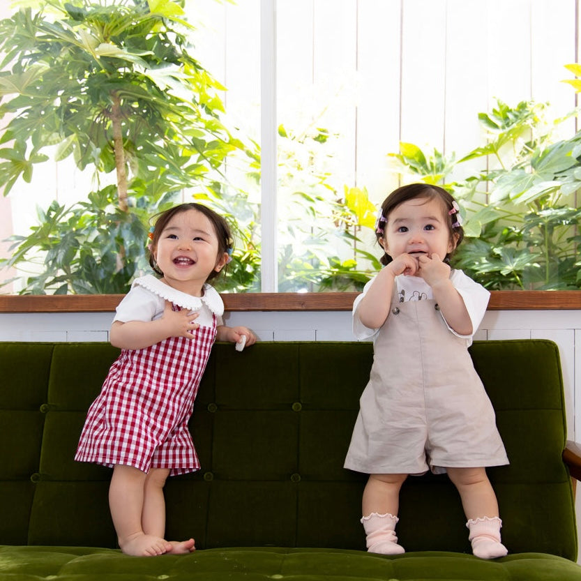 ショート丈サロペット【110059】