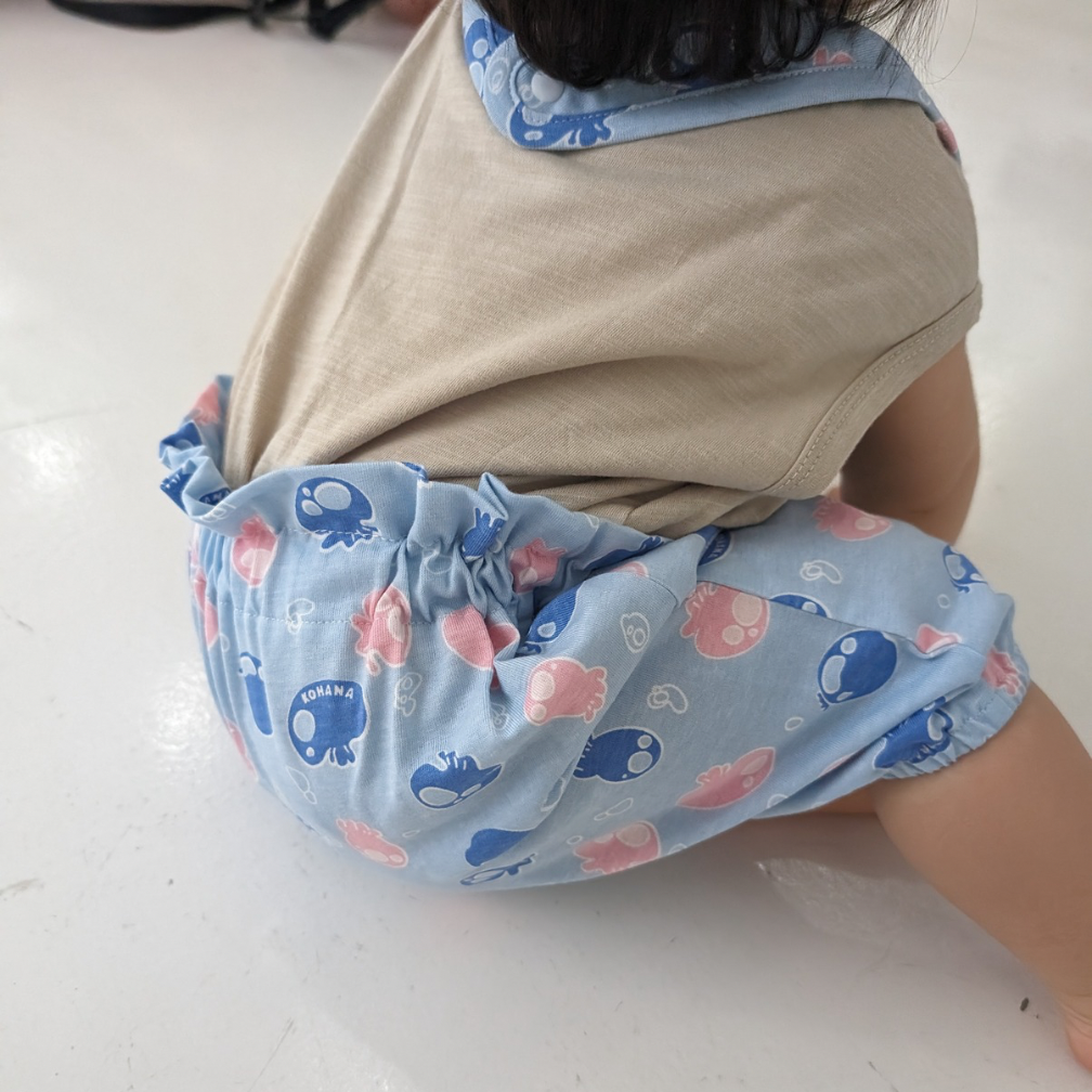 【KOHANA ANIMAL06】 jellyfish bloomers pants-organic-