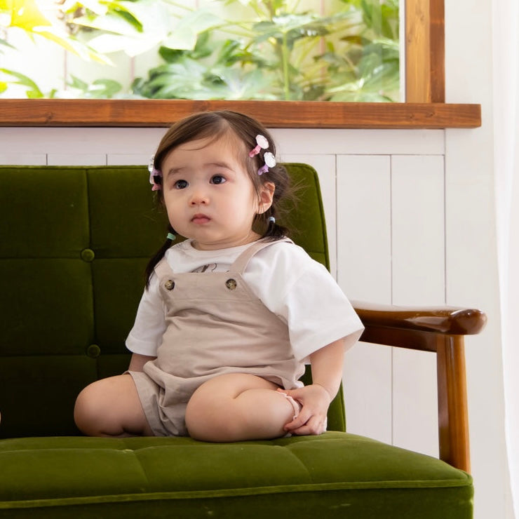 ショート丈サロペット【110059】