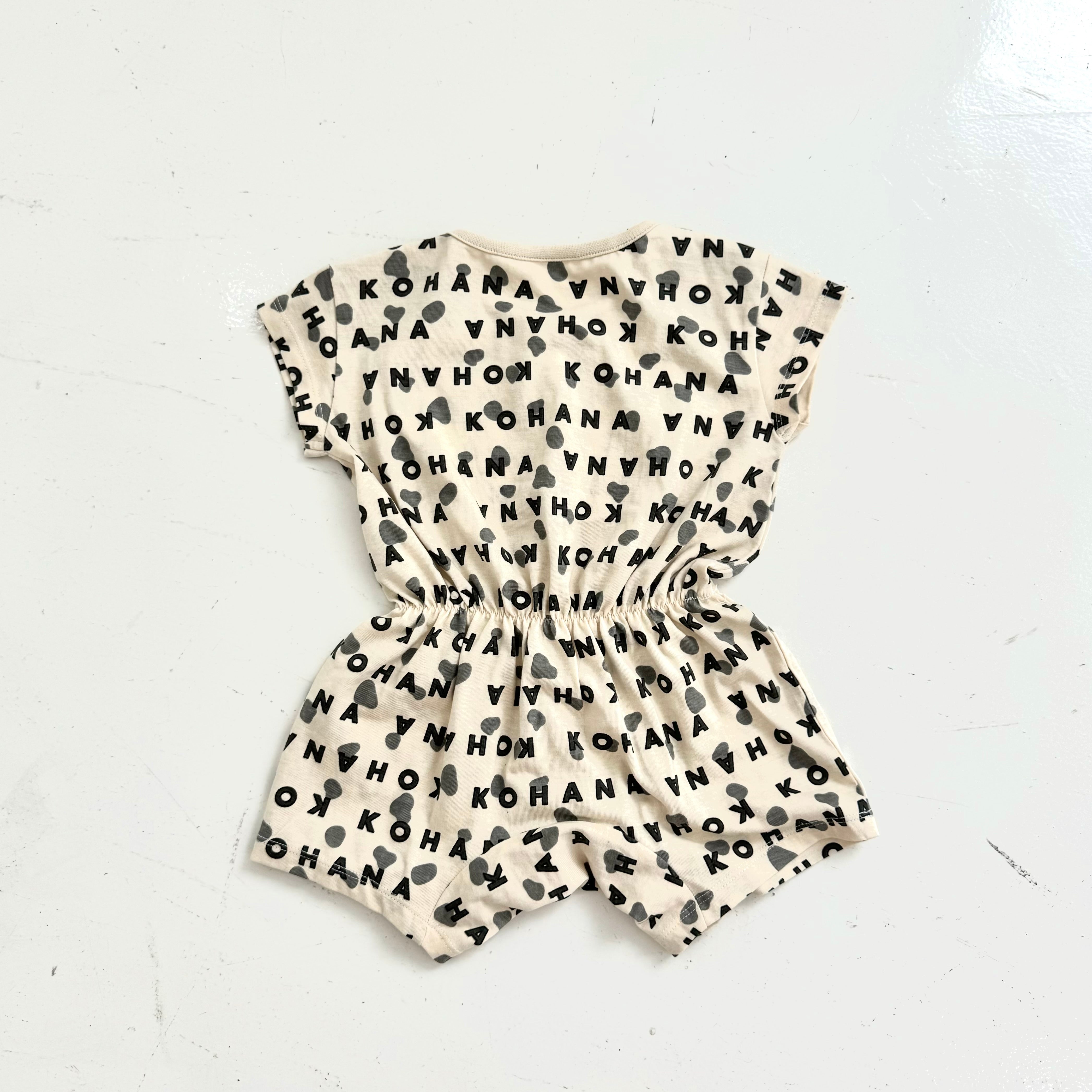 【KOHANA ANIMAL03】 Dalmatian rompers-organic-