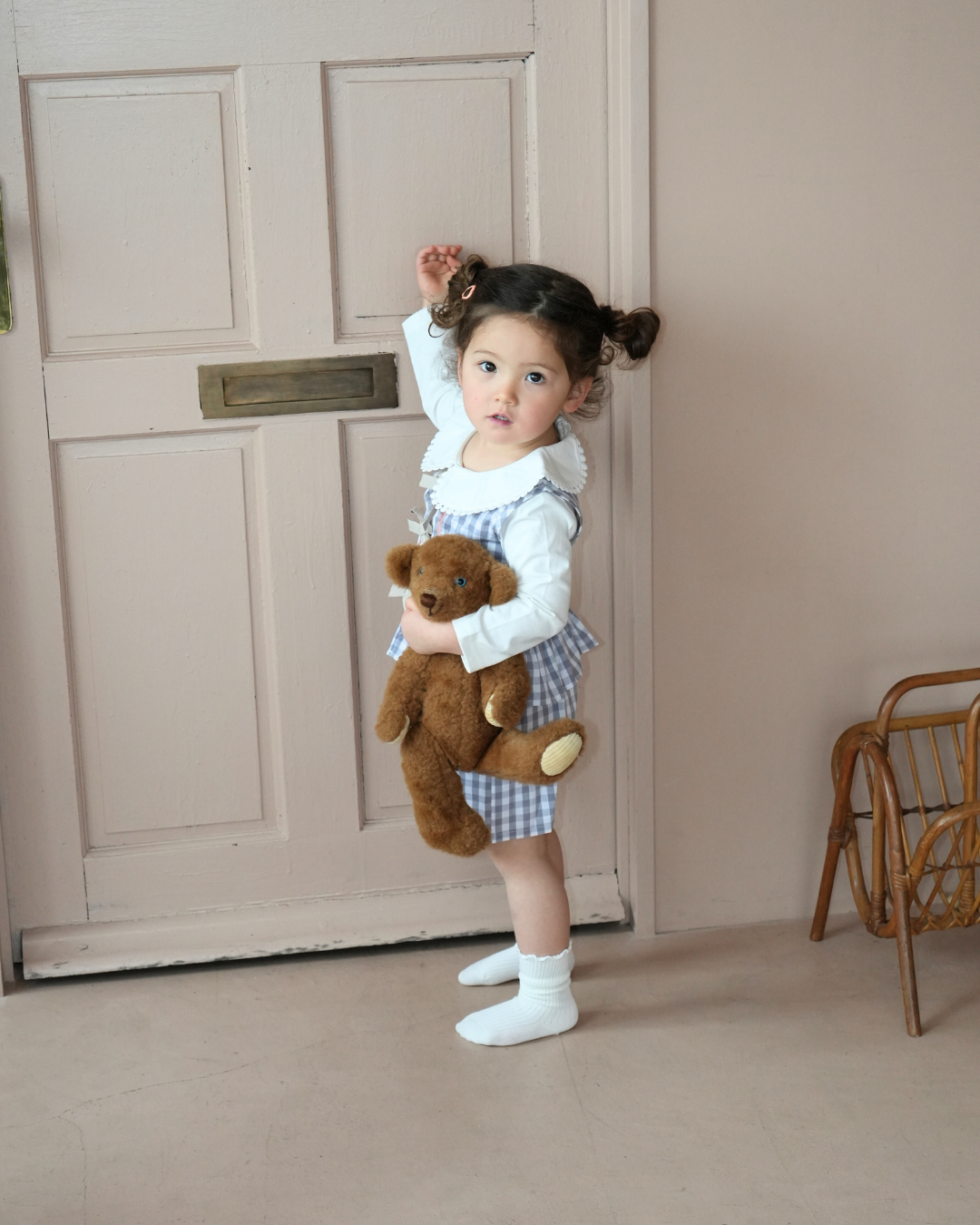 Round Collar Lace Shirt【110133】