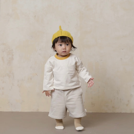 バイカラーポケットトレーナー【110018】