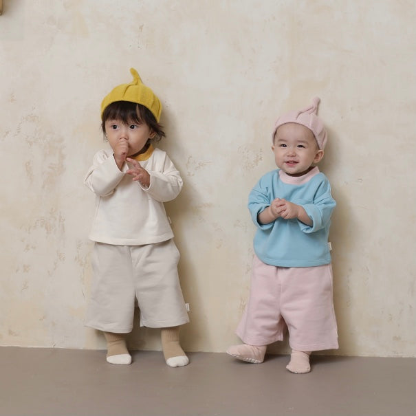 スウェットカラーハーフパンツ【110020】