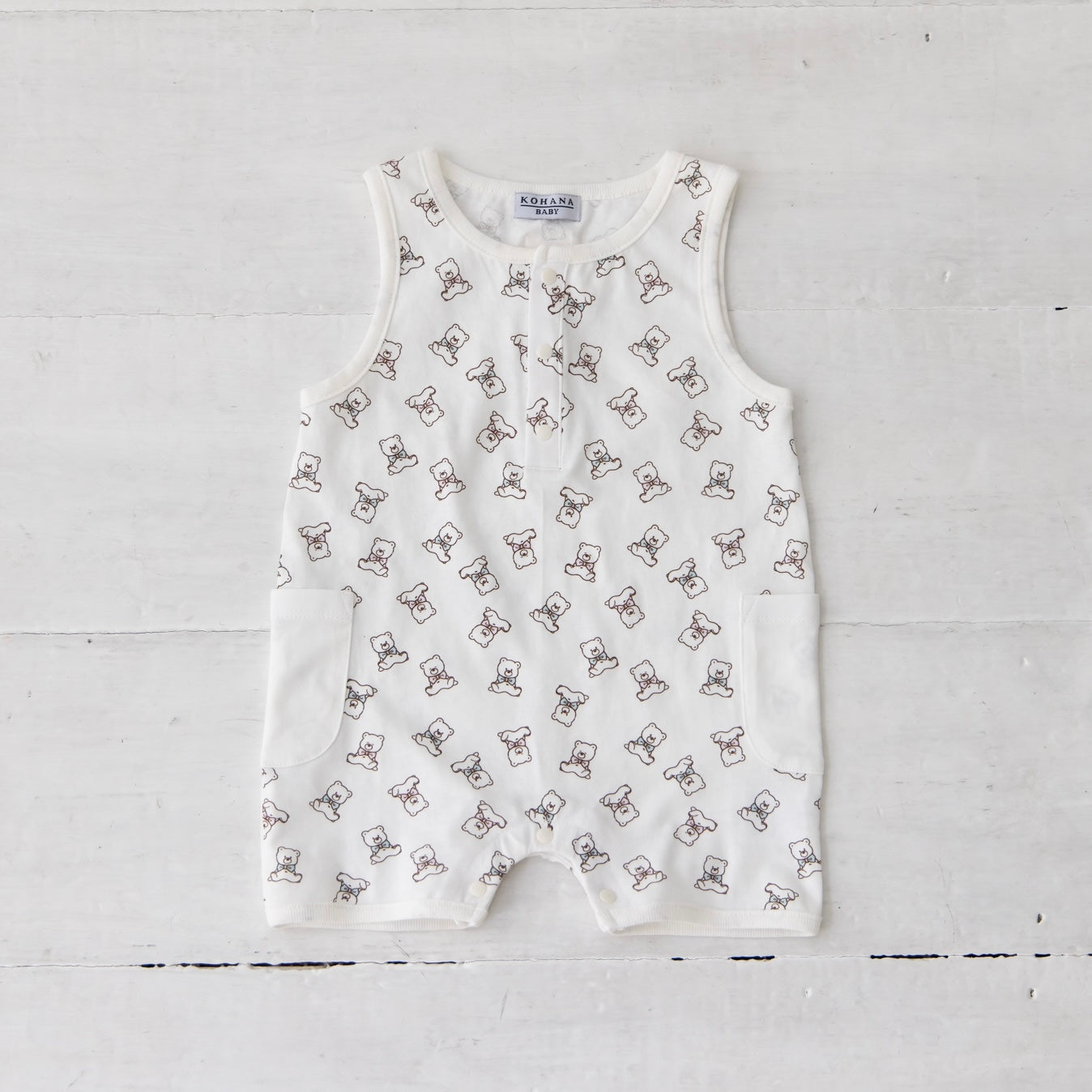 コハナベアーカバーオール【110066】