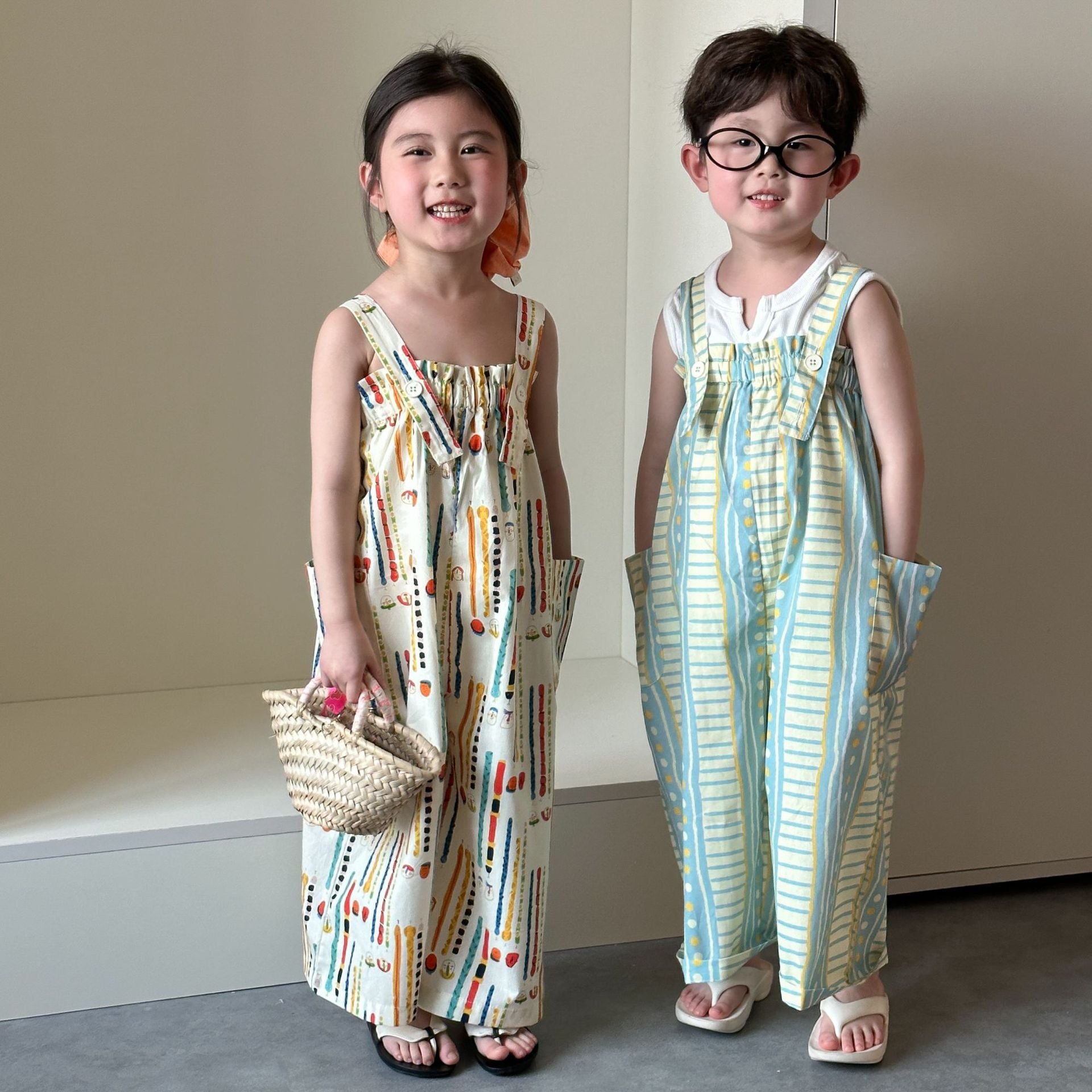 デザインオーバーオール【K255】