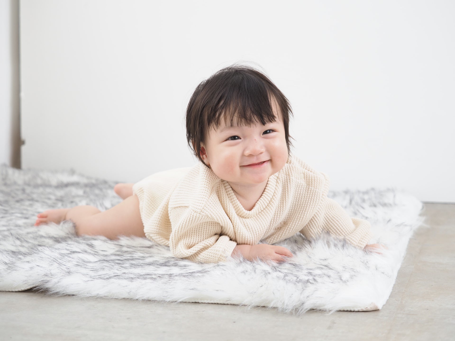 【KOHANA MADE01】waffle rompers -made in Japan-