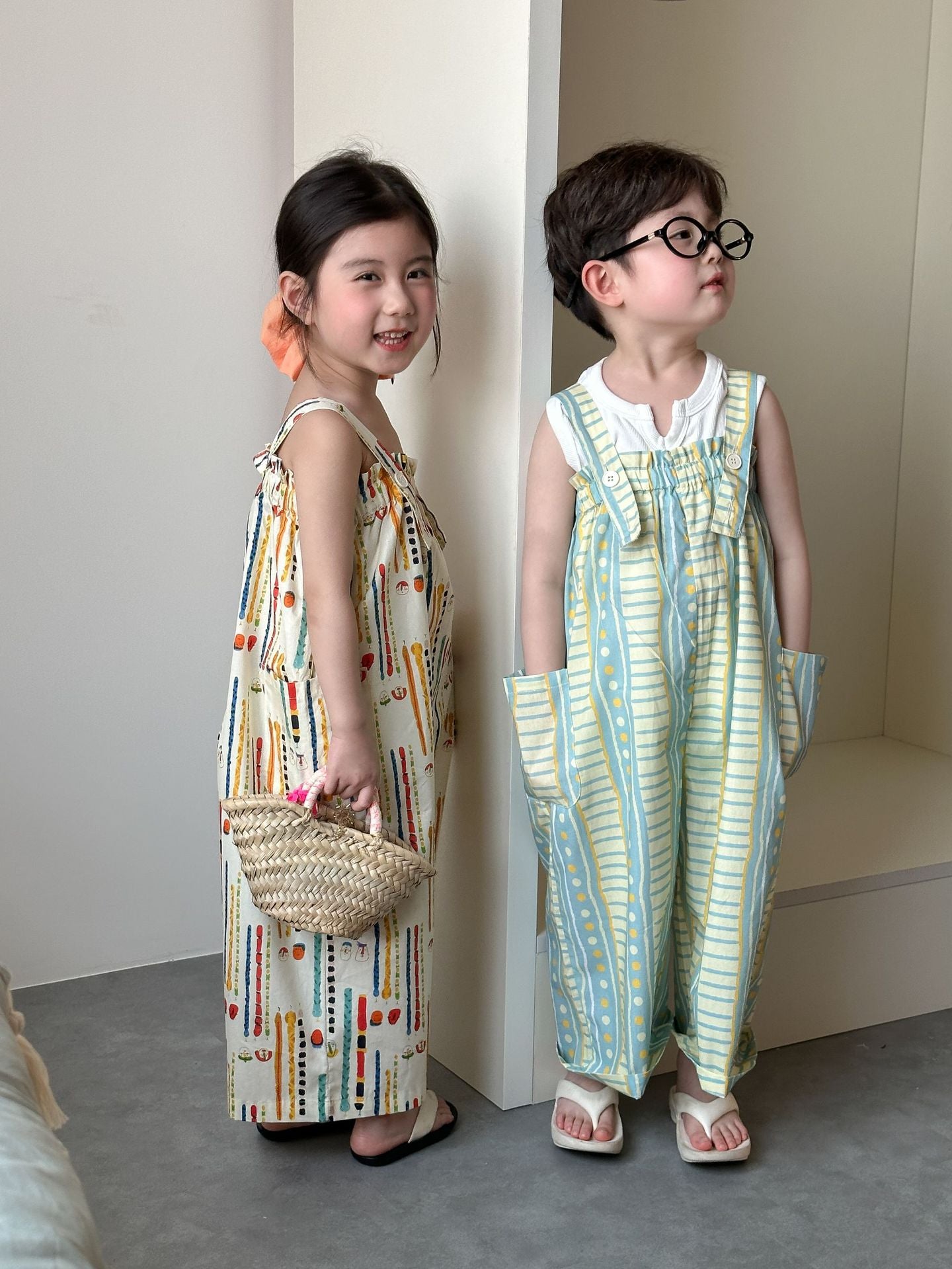 デザインオーバーオール【K255】