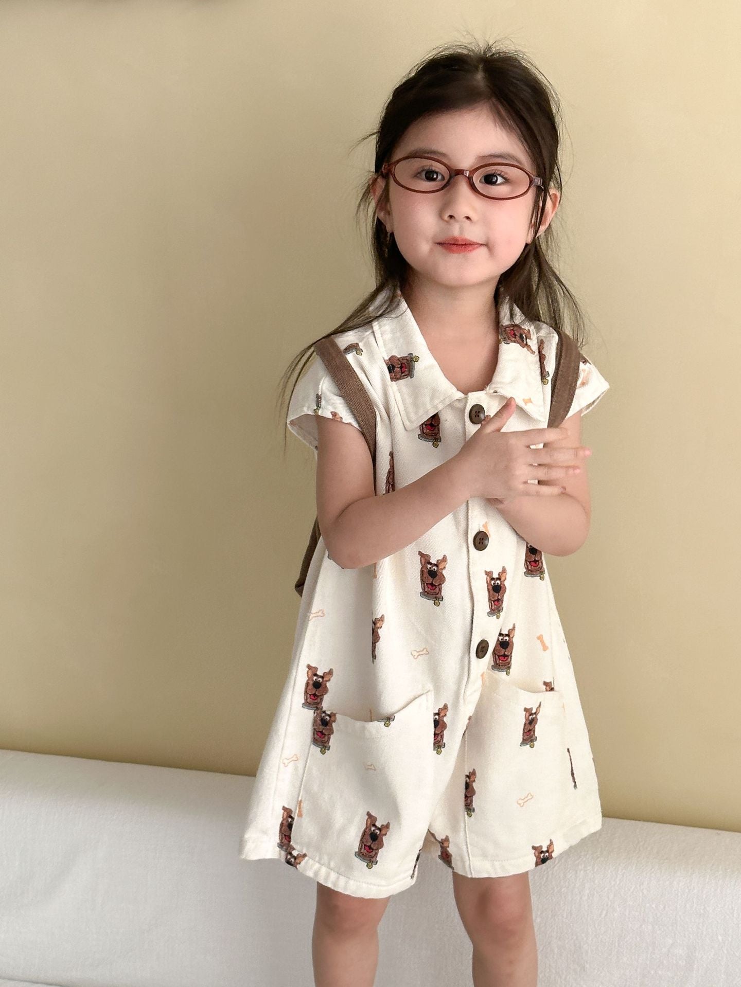 クッキーわんわんジャンプスーツ【K253】