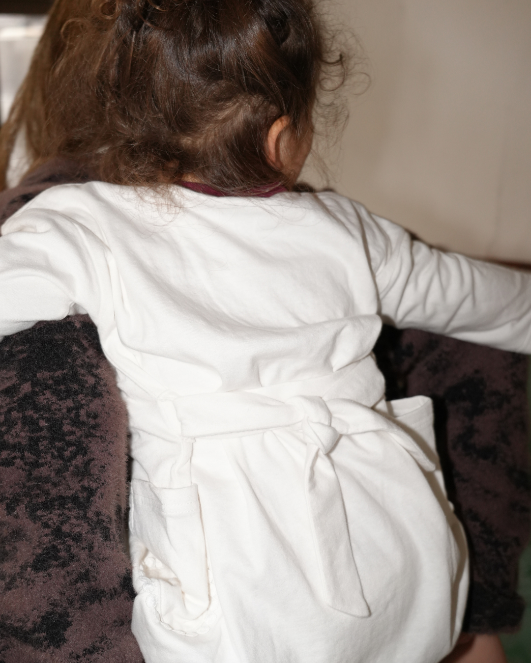 Botanical Embroidered T-Shirt One piece【110125】(white)