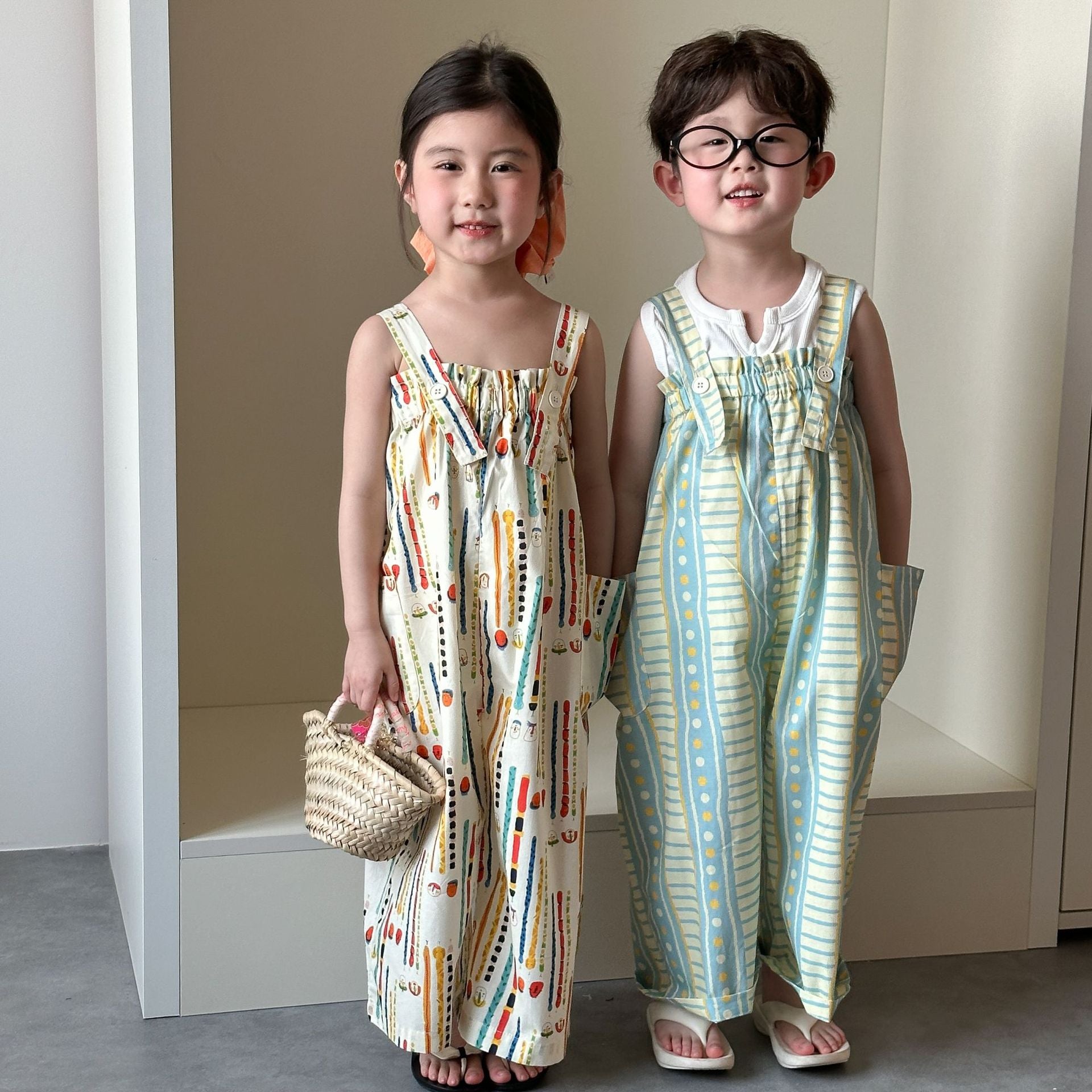 デザインオーバーオール【K255】