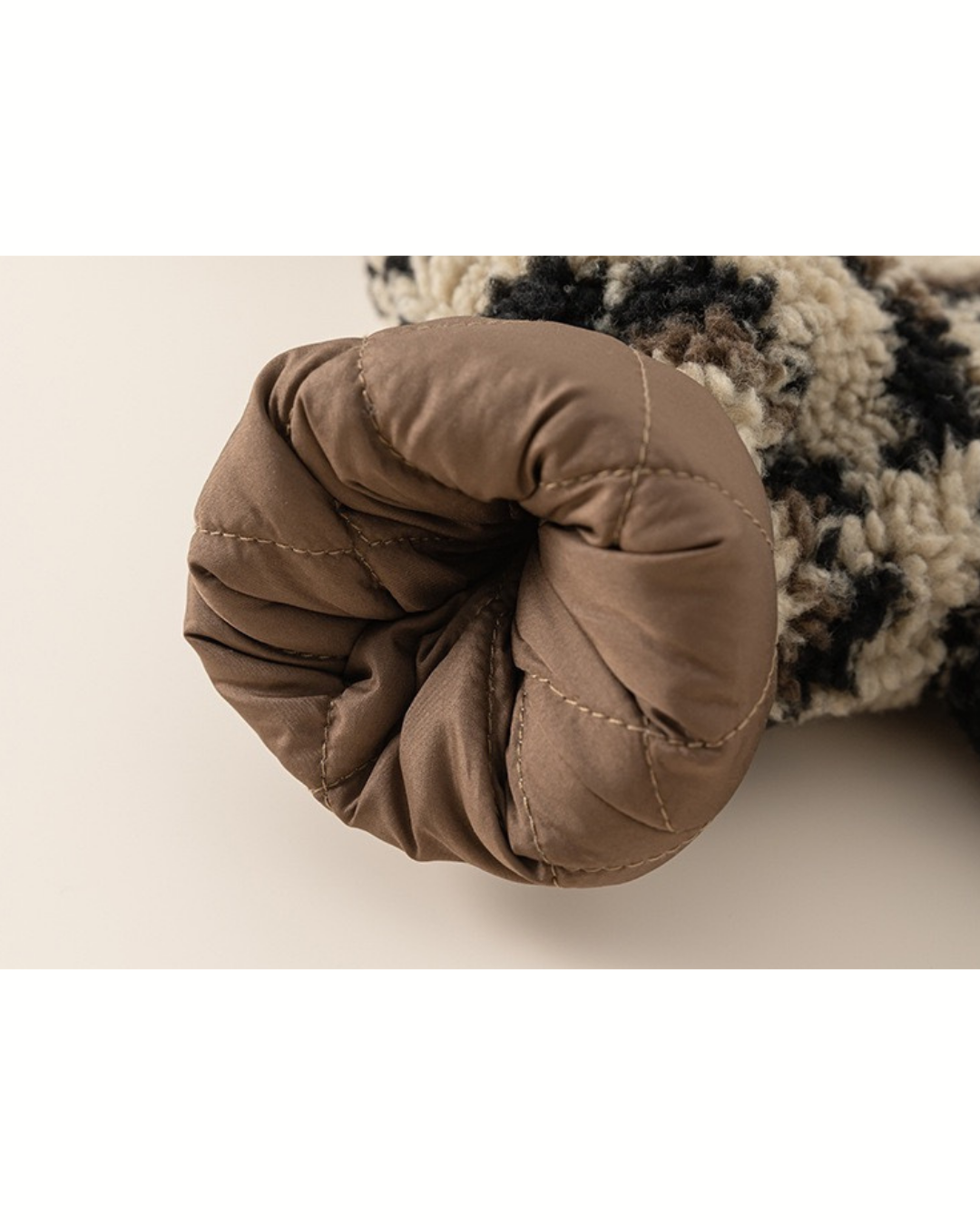 (pre-order)くまボアジャンパースーツ【N3509】