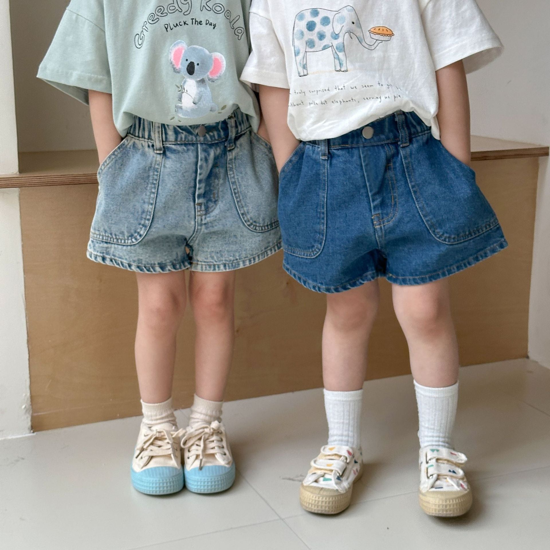 デニムショートパンツ【K254】