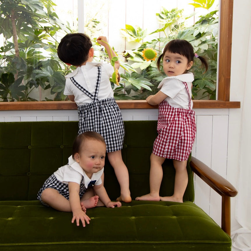 ショート丈サロペット【110059】