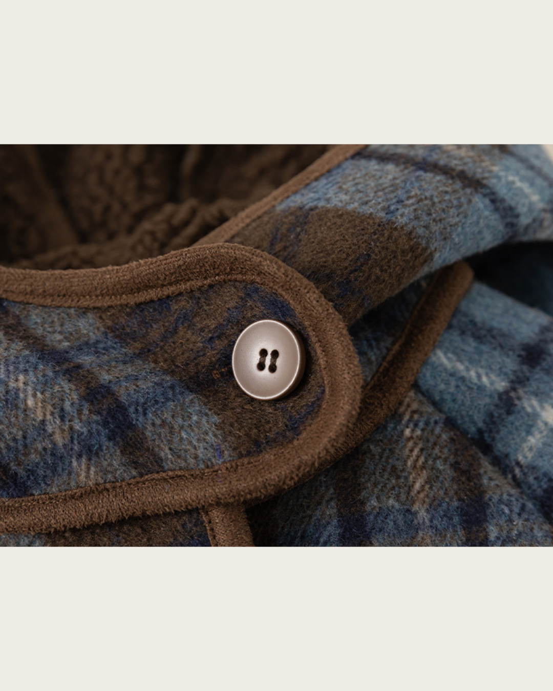 (pre-order)ブルーチェックダッフルコート【K282】