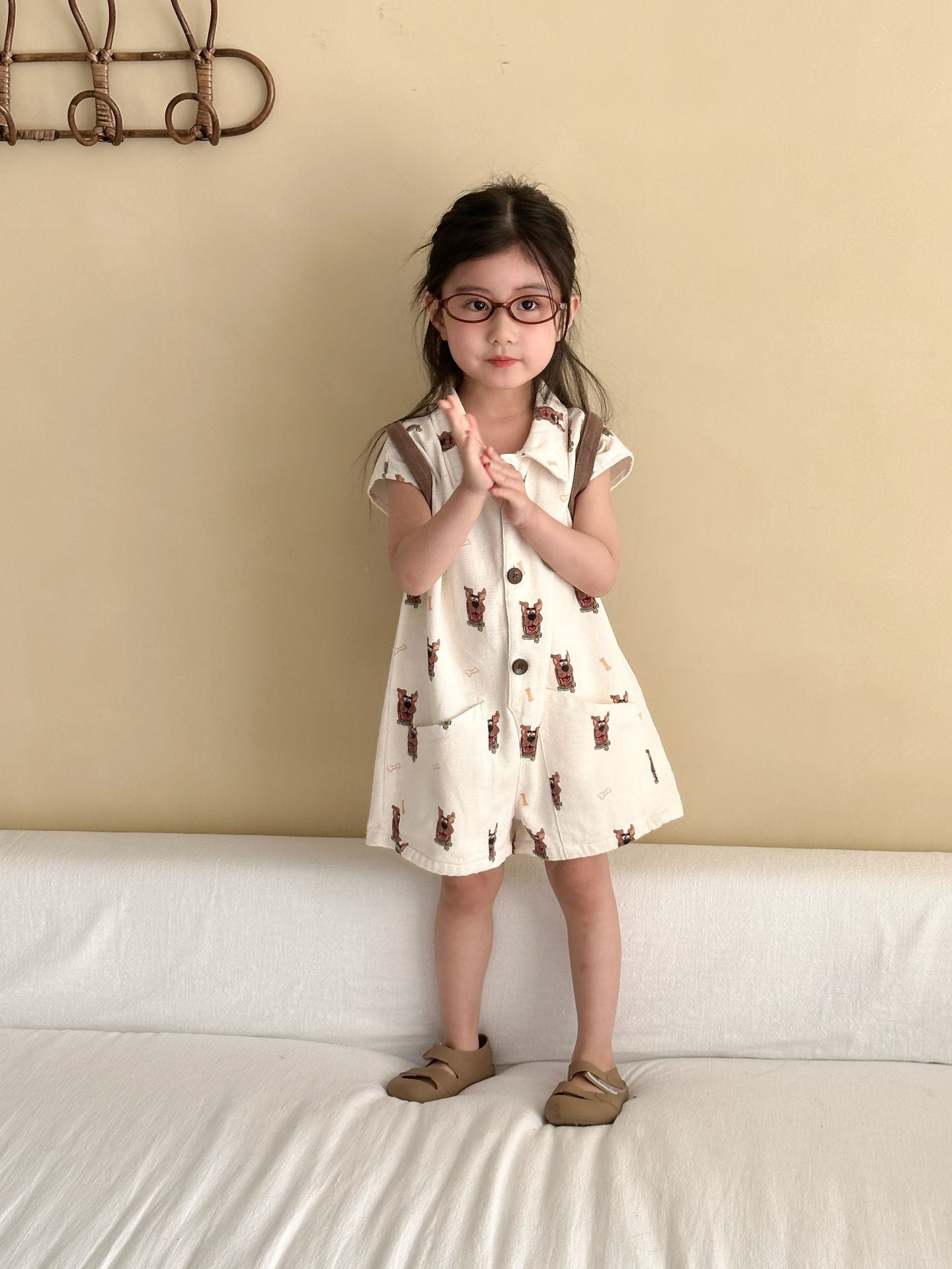 クッキーわんわんジャンプスーツ【K253】