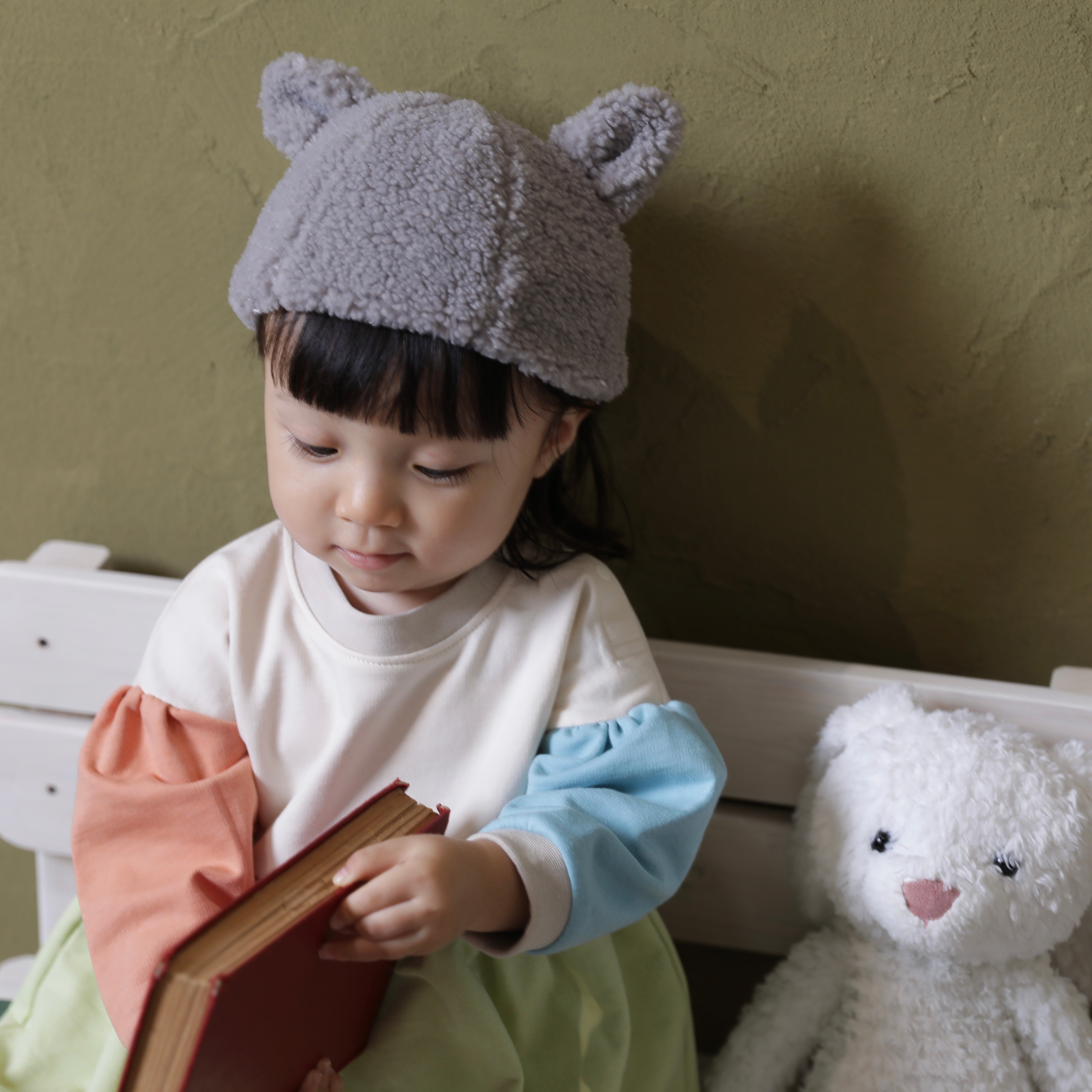 もこもこアニマルボア帽子【110038】