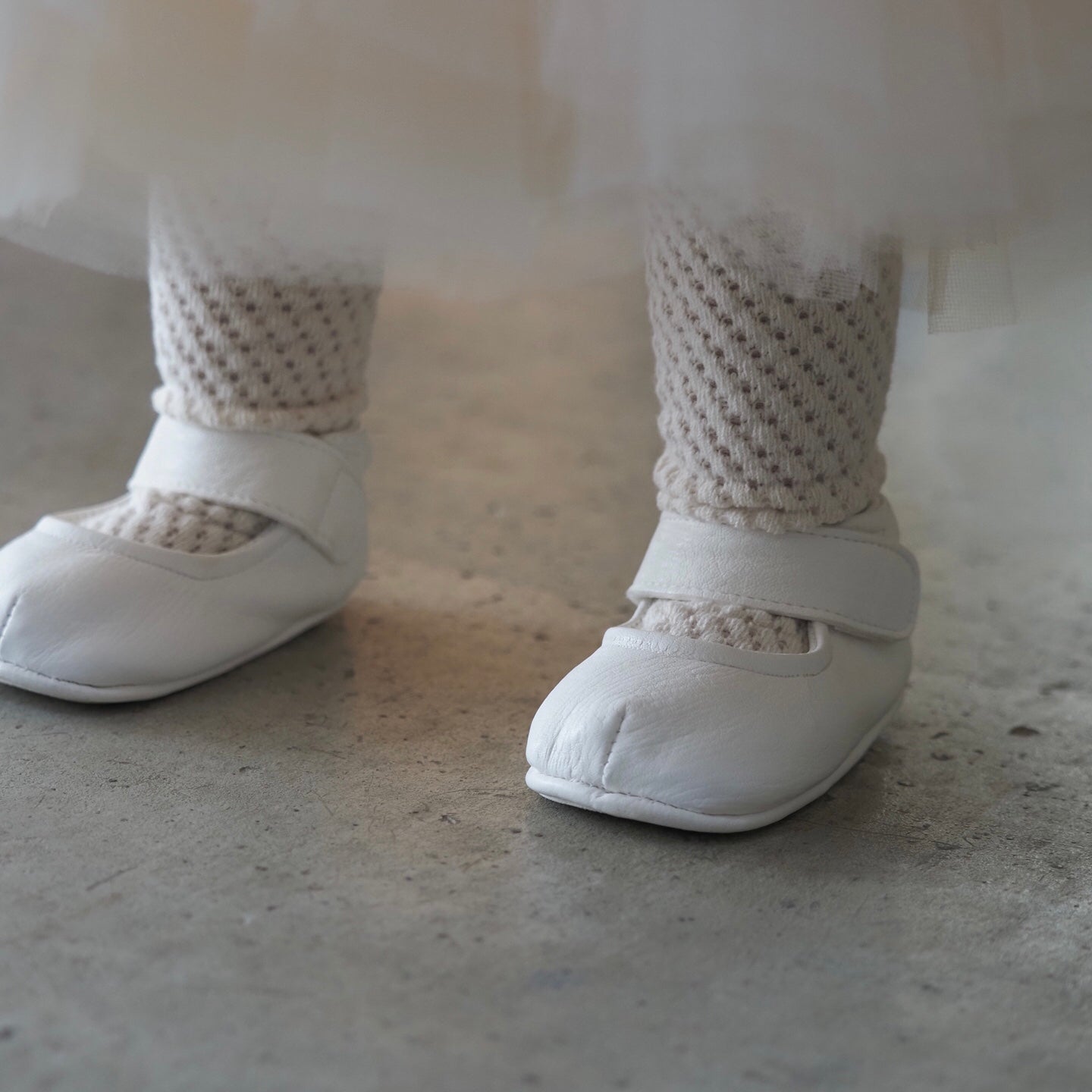 【KOHANA×Portierra07】Deer Leather first shoes/strap -made in Japan-