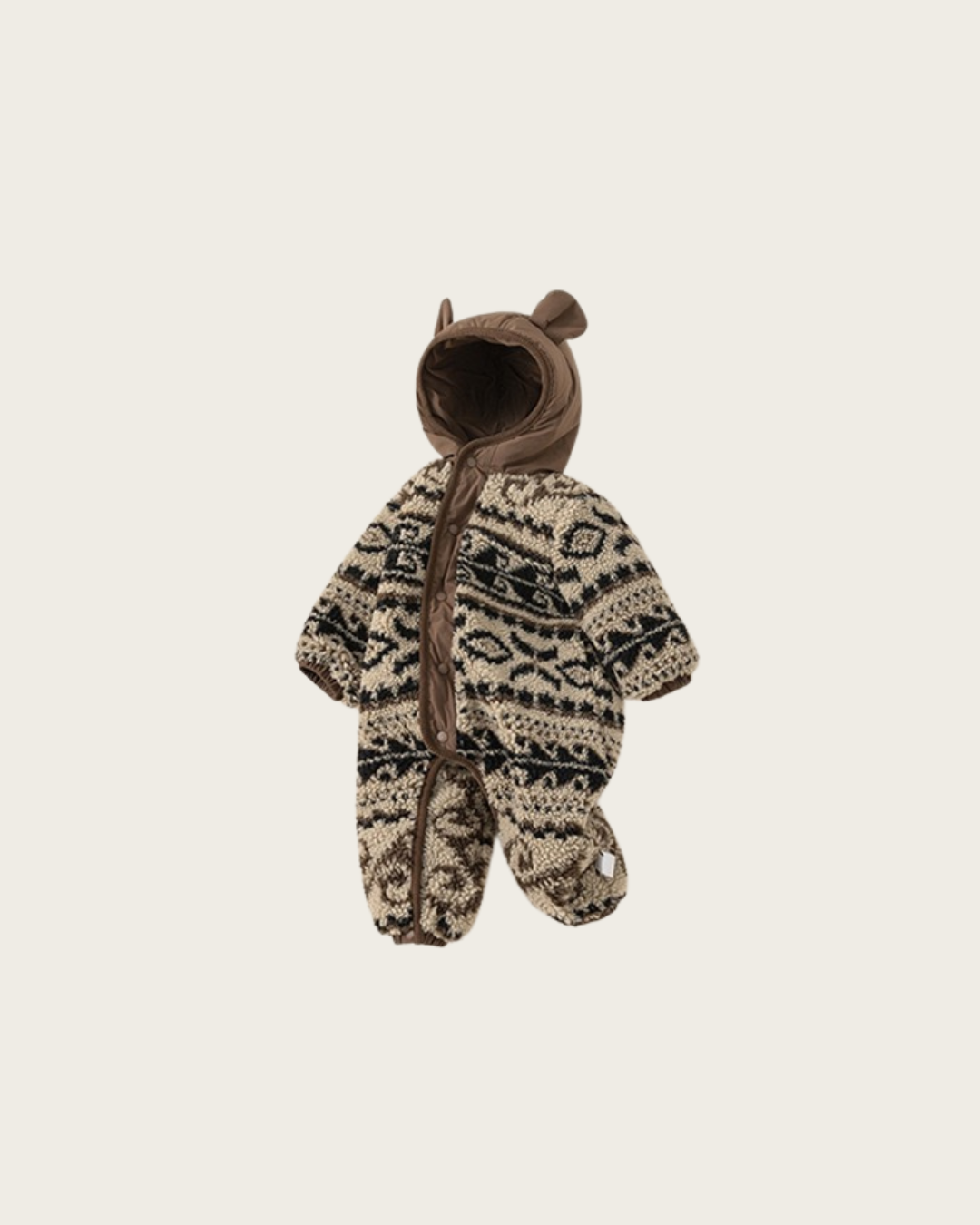 (pre-order)くまボアジャンパースーツ【N3509】