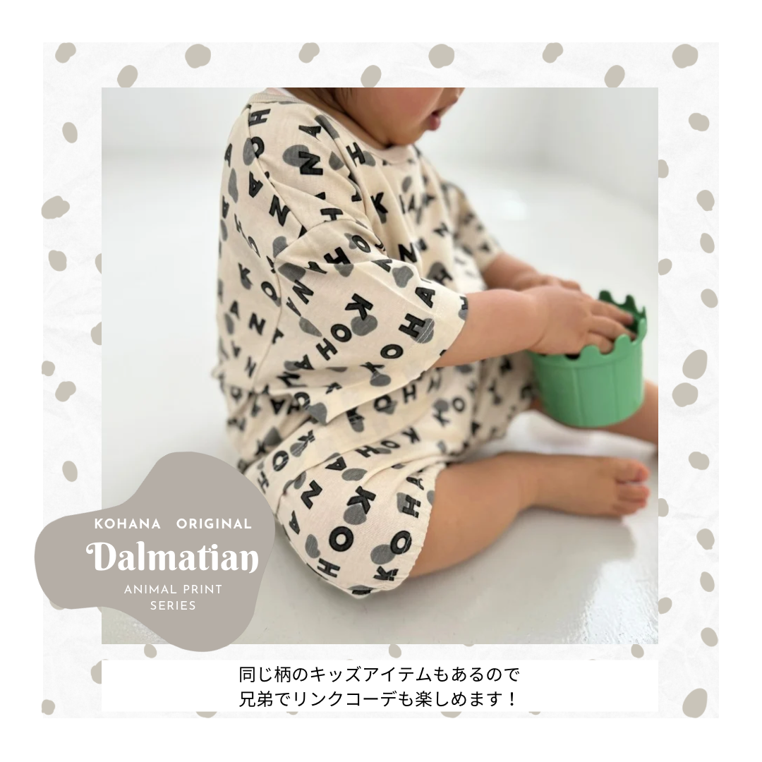 【KOHANA ANIMAL05】 Dalmatian bloomers pants-organic-